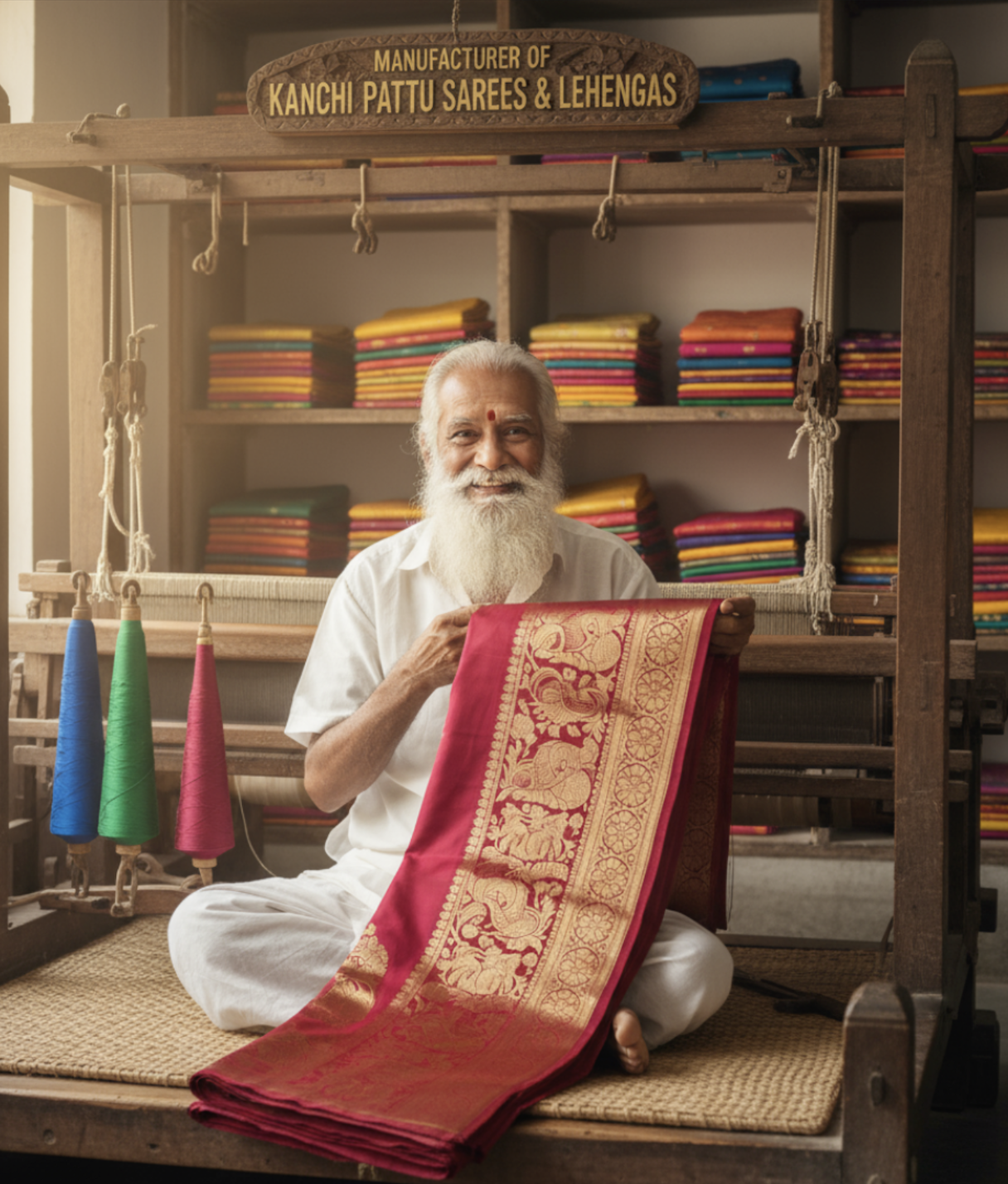 Traditional silk saree