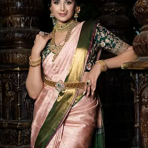Semi Kanchi Pattu Resham Sarees