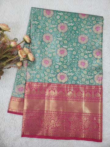 Semi kanchipattu Tissue Saree