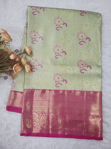 Semi kanchipattu Tissue Saree