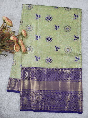 Semi kanchipattu Tissue Saree