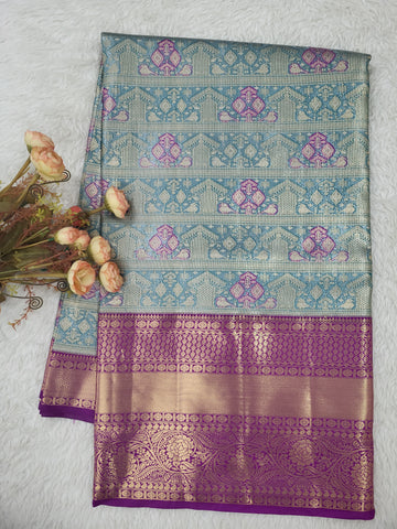 Semi kanchipattu Tissue Saree