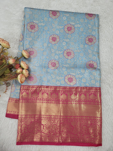 Semi kanchipattu Tissue Saree