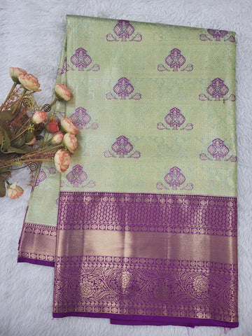 Semi kanchipattu Tissue Saree