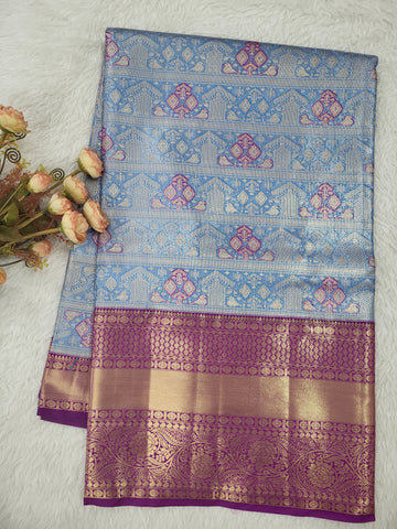 Semi kanchipattu Tissue Saree