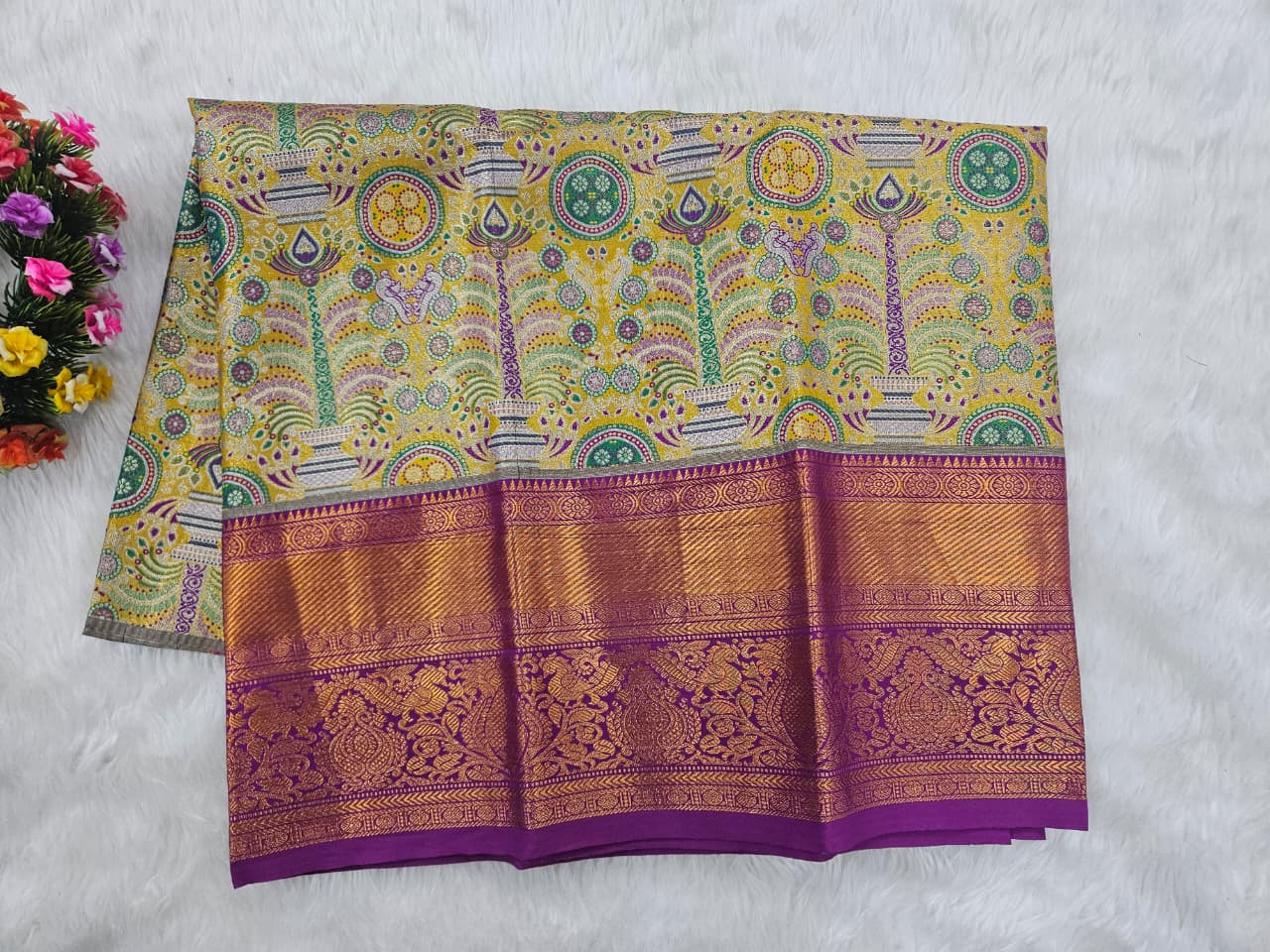 (2–5  Year) Lehenga – Unstitched (Blouse + Material)