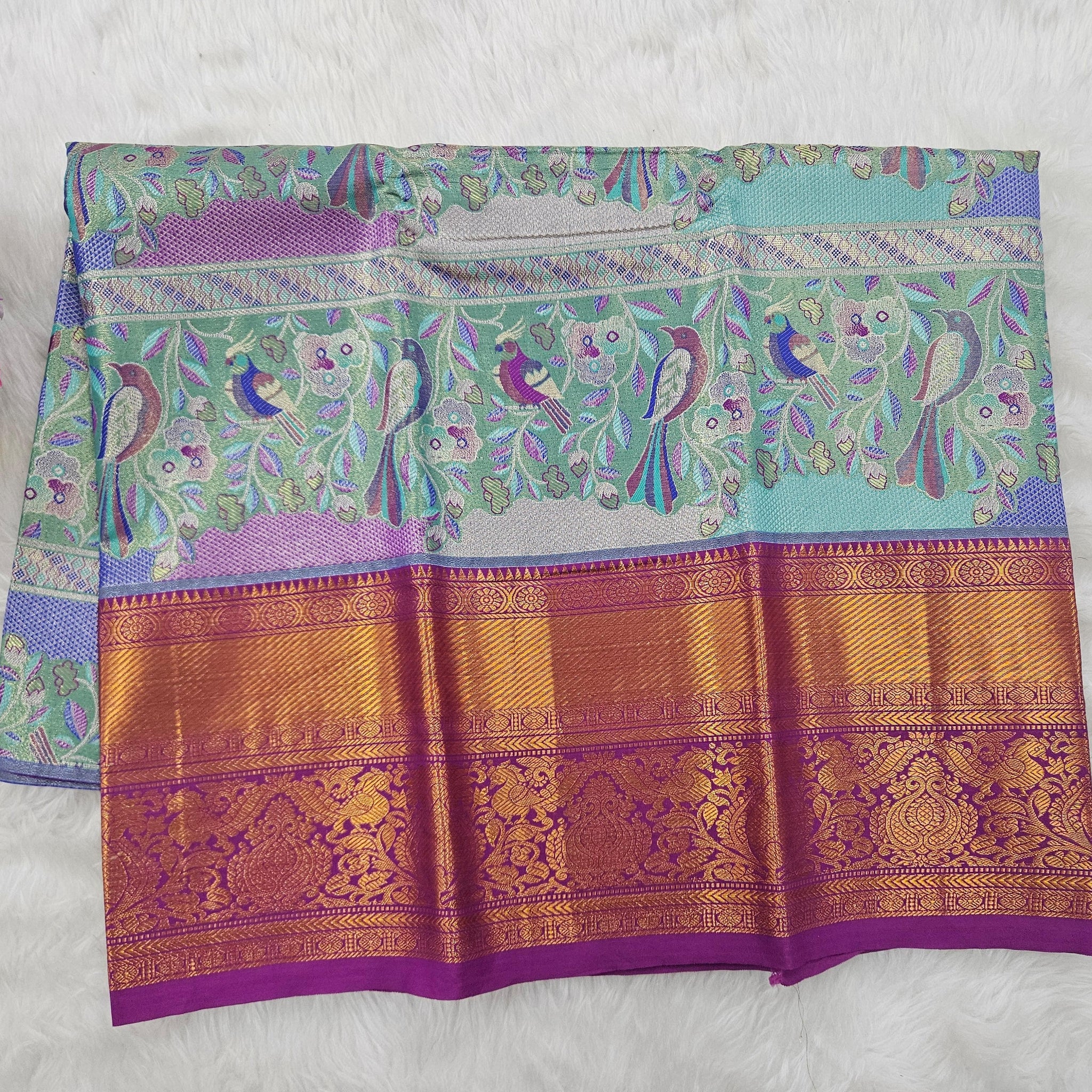 (2–5  Year) Lehenga – Unstitched (Blouse + Material)