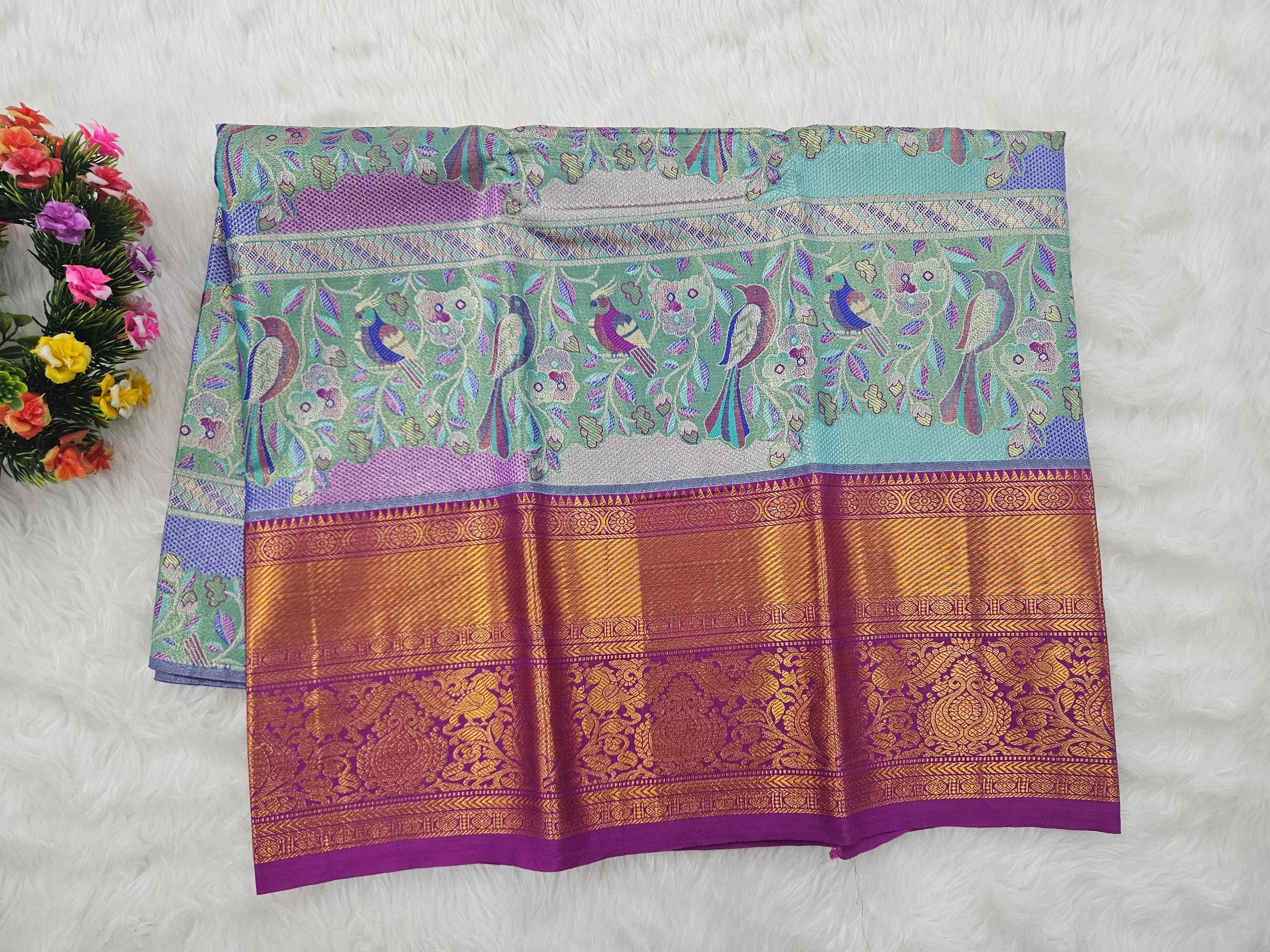 (2–5  Year) Lehenga – Unstitched (Blouse + Material)