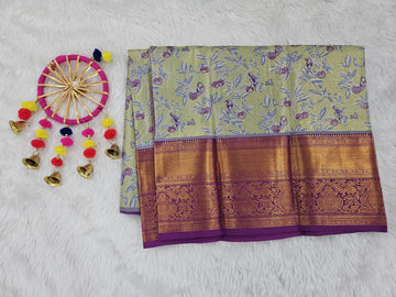 (2–5  Year) Lehenga – Unstitched (Blouse + Material)