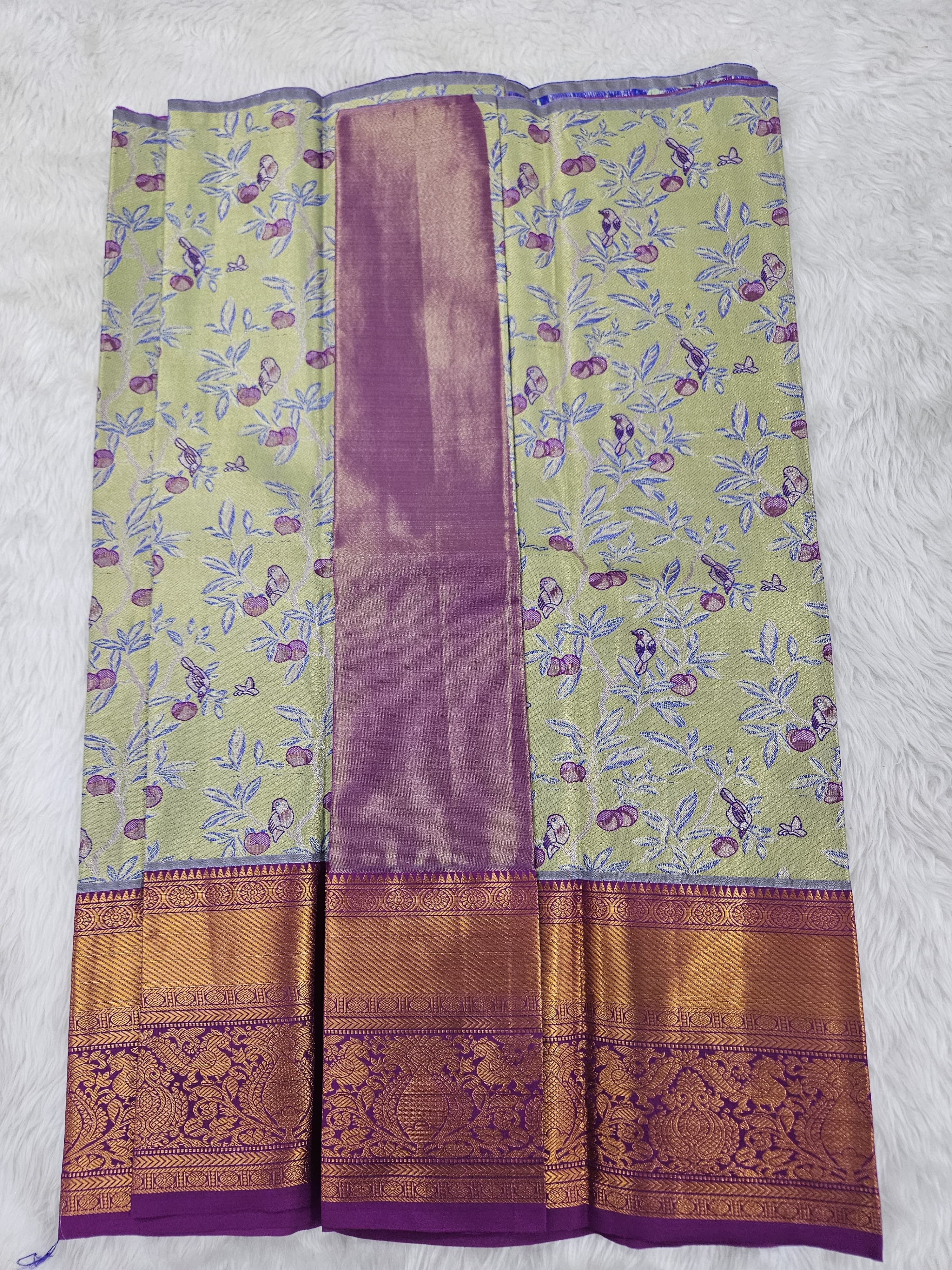 (2–5  Year) Lehenga – Unstitched (Blouse + Material)