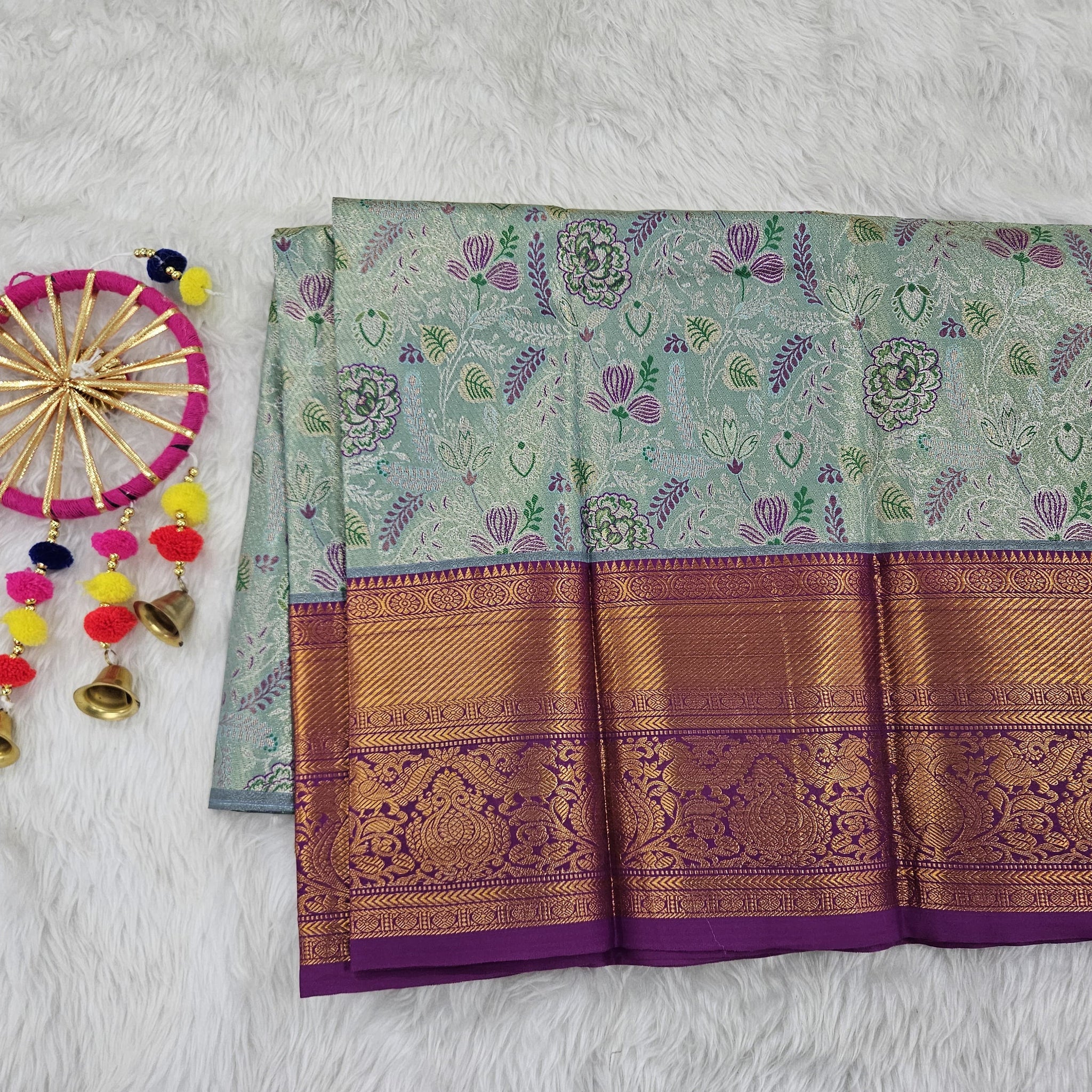 (2–5  Year) Lehenga – Unstitched (Blouse + Material)