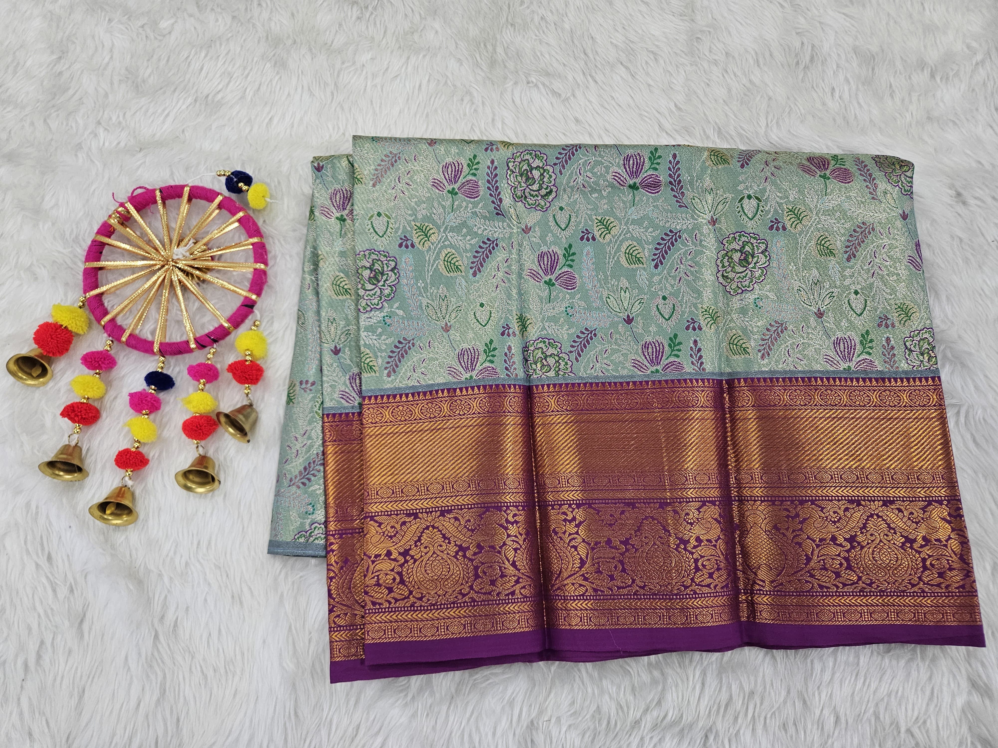 (2–5  Year) Lehenga – Unstitched (Blouse + Material)