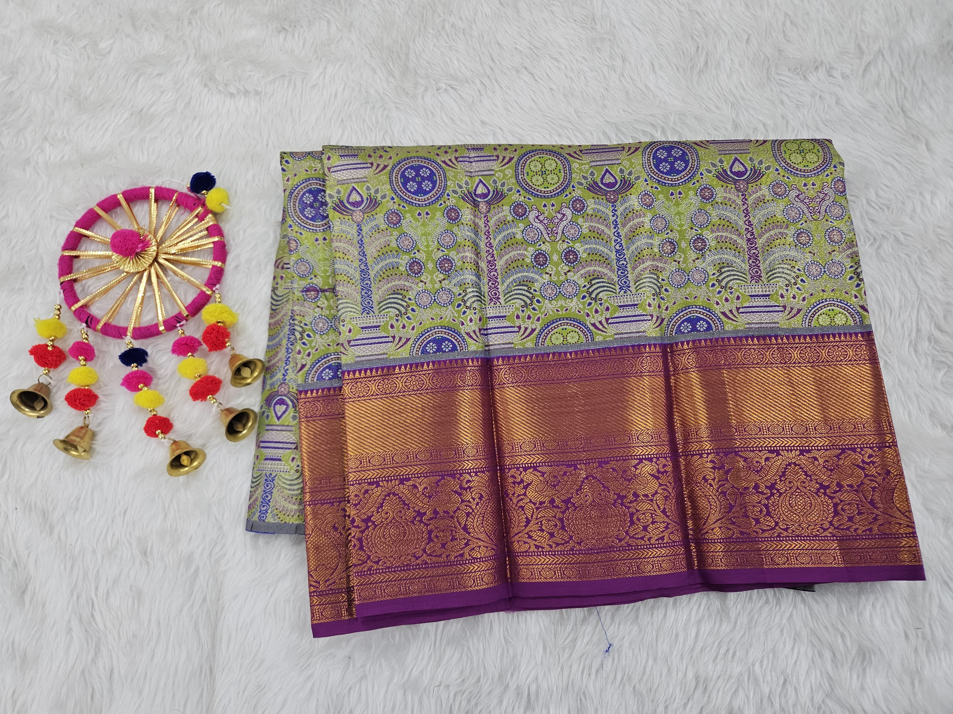 (2–5  Year) Lehenga – Unstitched (Blouse + Material)