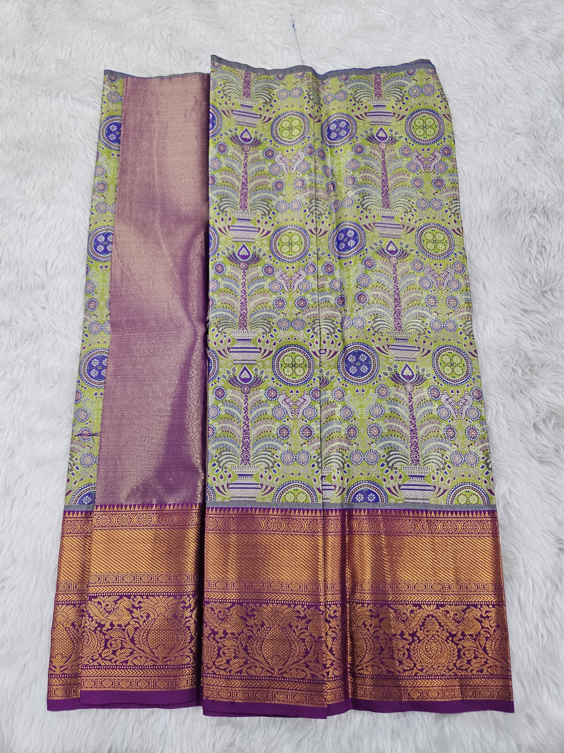 (2–5  Year) Lehenga – Unstitched (Blouse + Material)