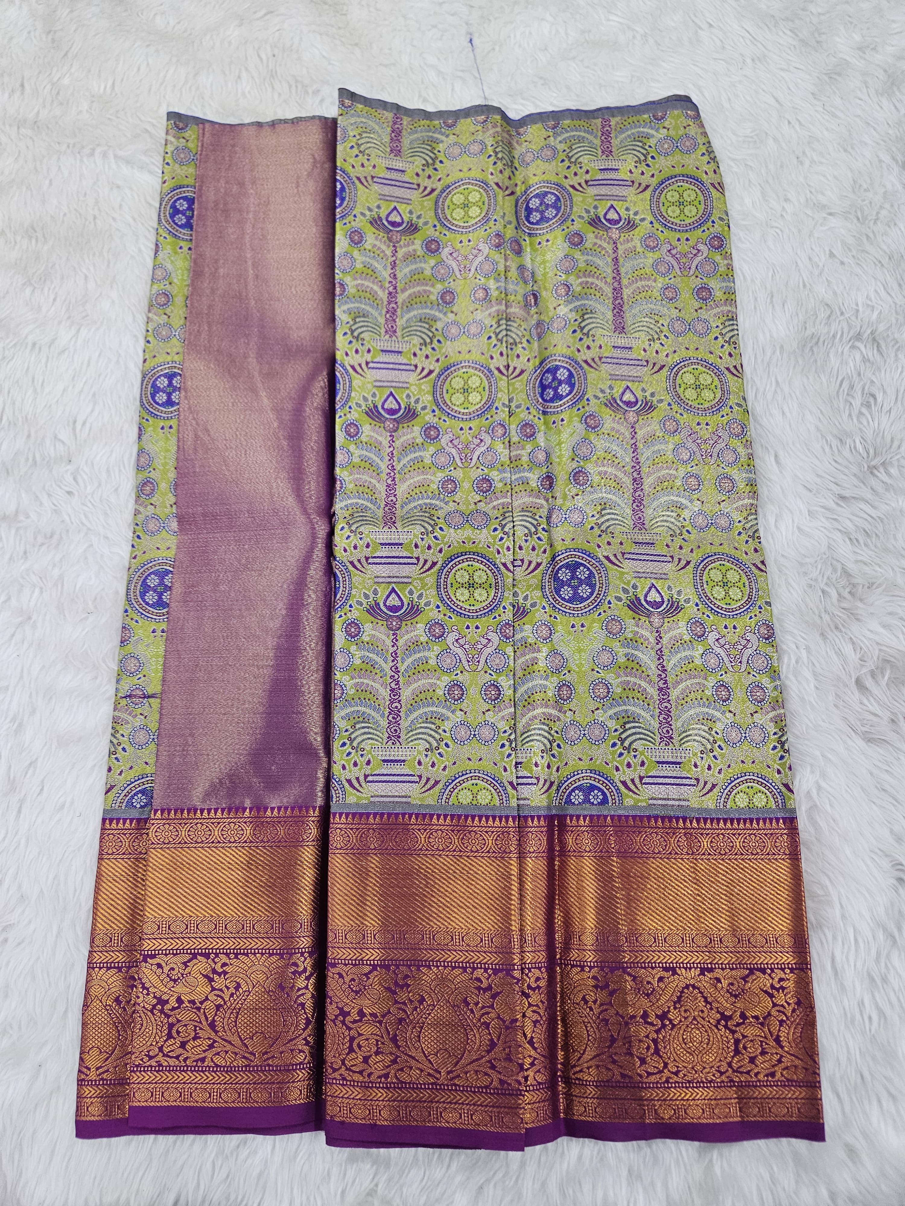 (2–5  Year) Lehenga – Unstitched (Blouse + Material)