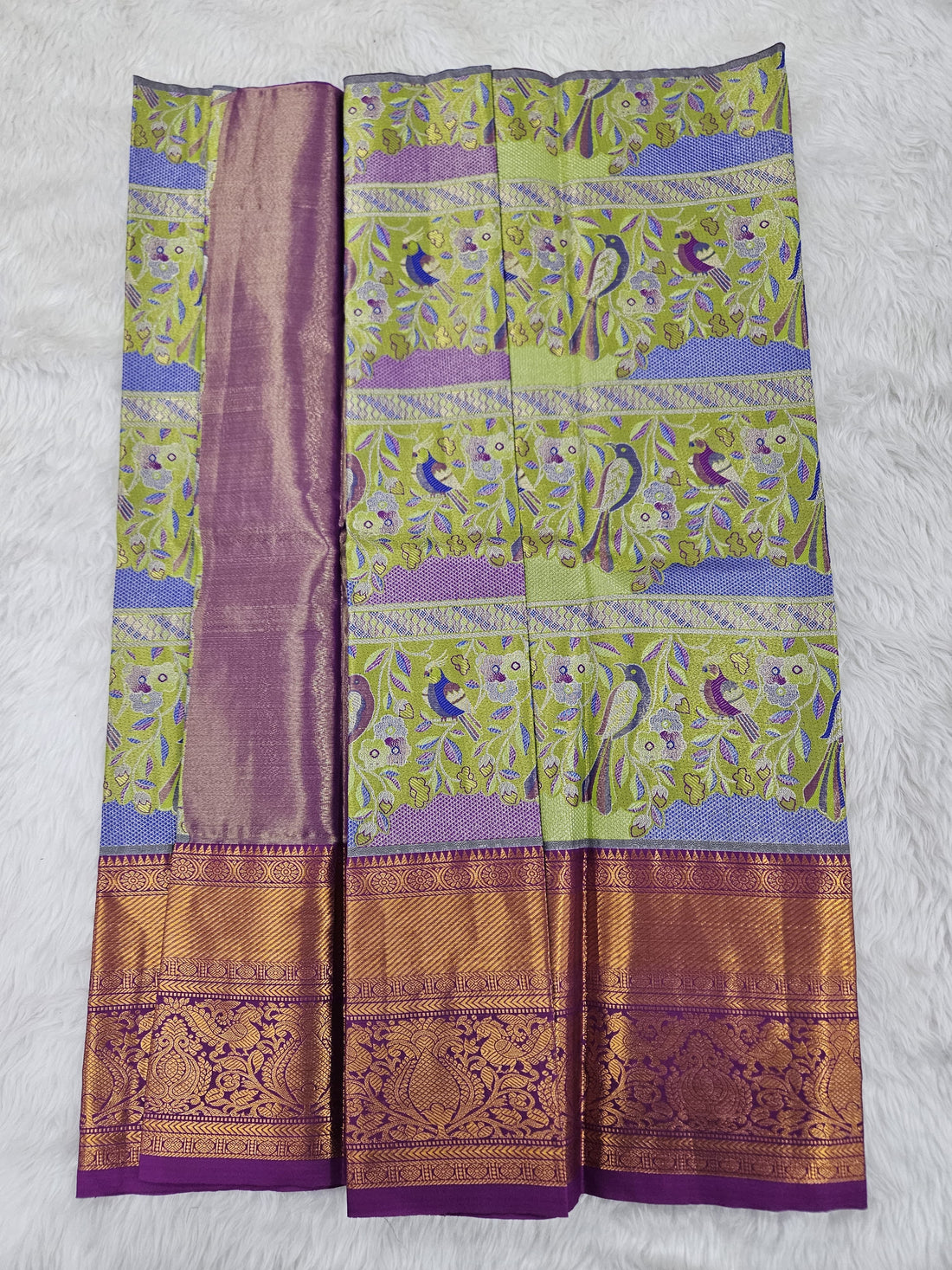 (2–5  Year) Lehenga – Unstitched (Blouse + Material)