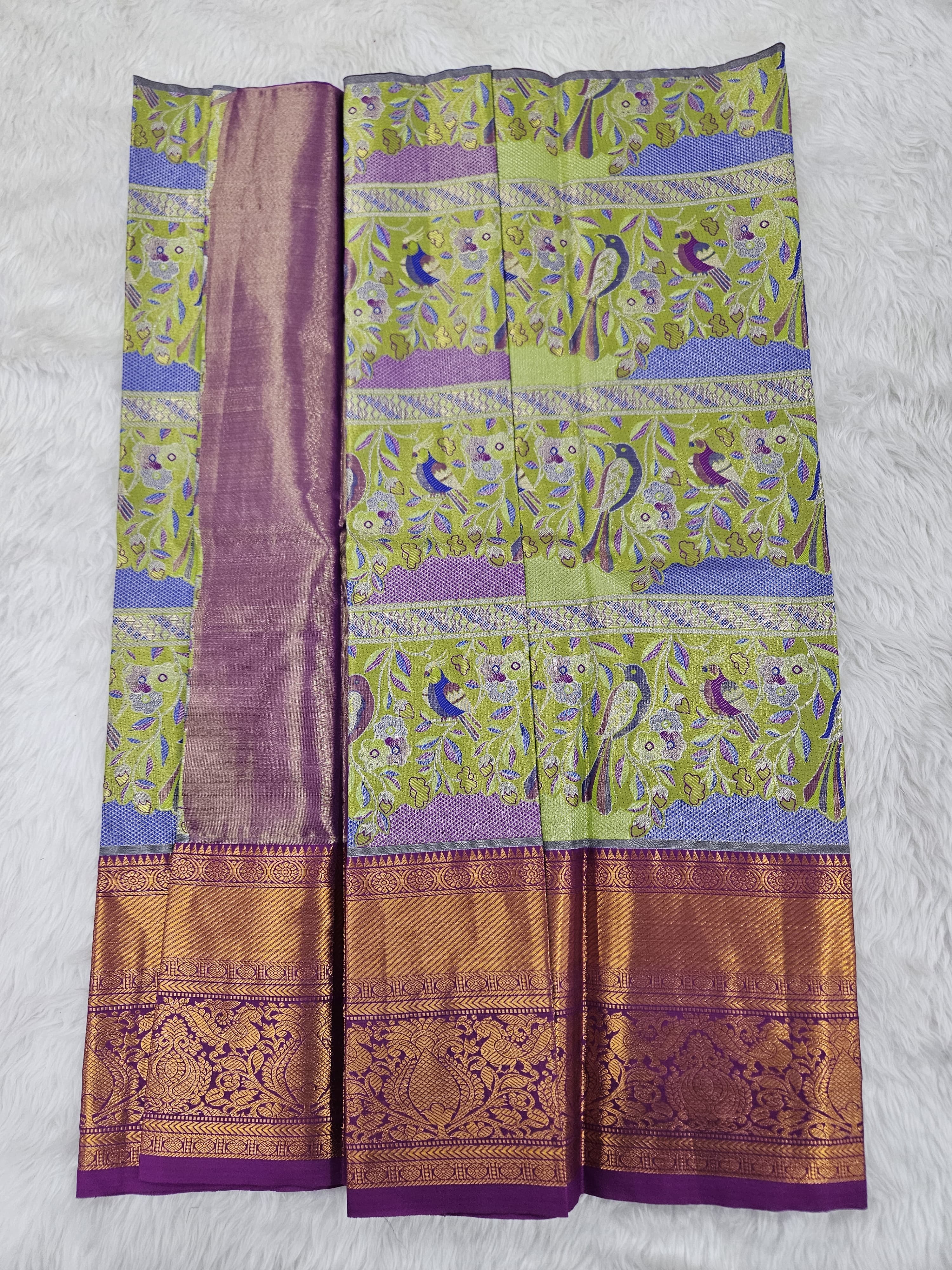 (2–5  Year) Lehenga – Unstitched (Blouse + Material)