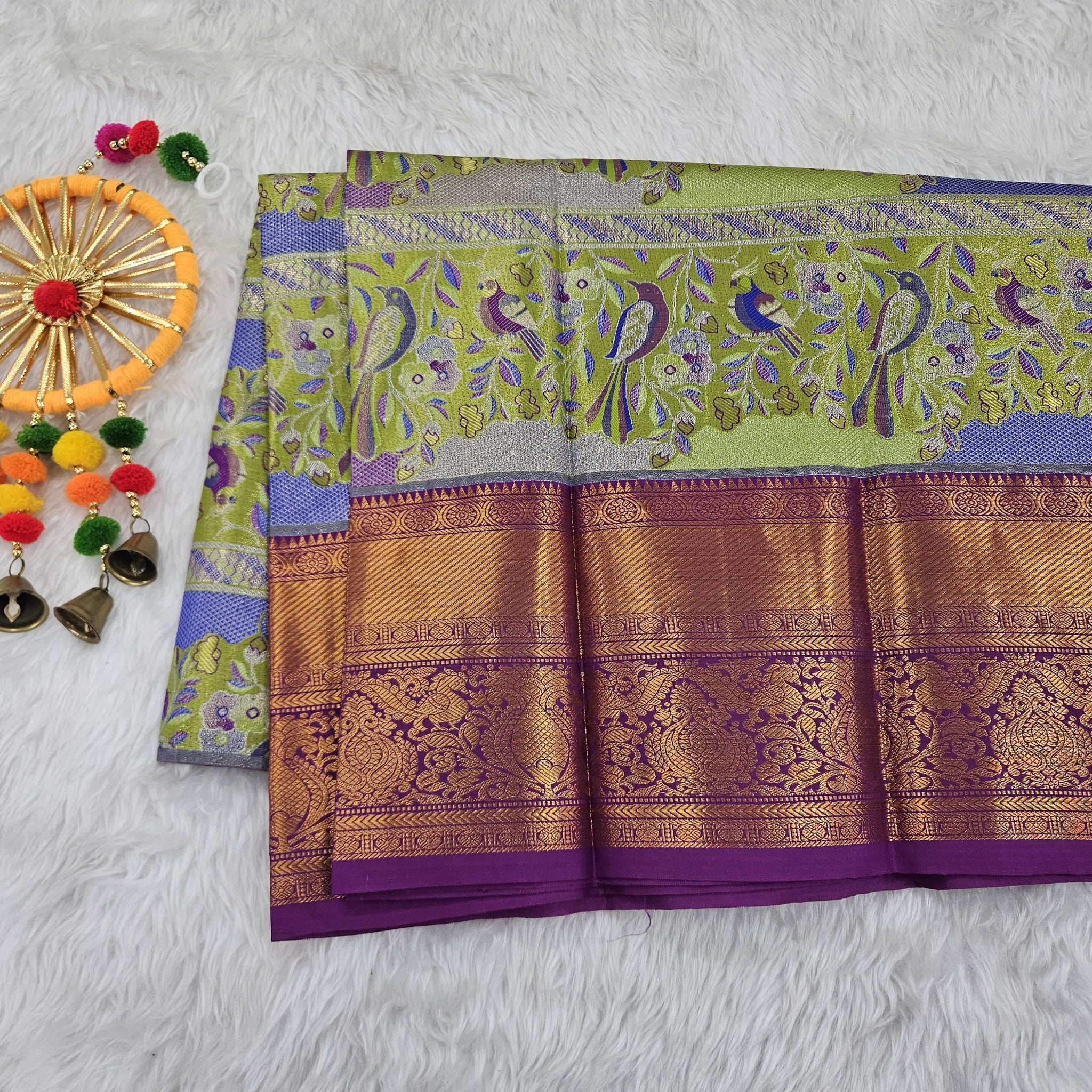 (2–5  Year) Lehenga – Unstitched (Blouse + Material)