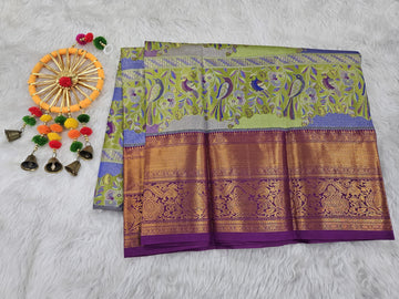 (2–5  Year) Lehenga – Unstitched (Blouse + Material)