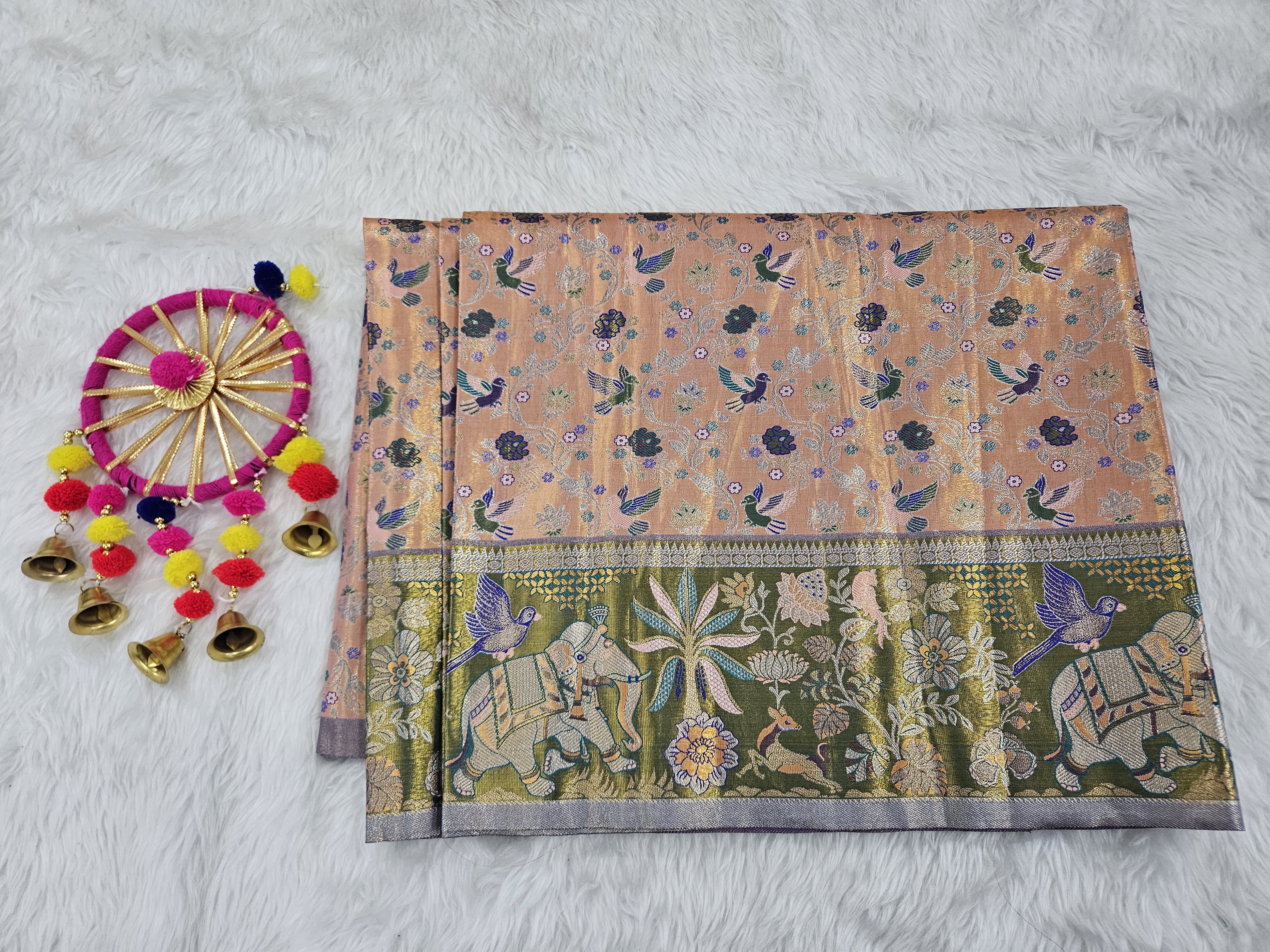 (2–5  Year) Lehenga – Unstitched (Blouse + Material)