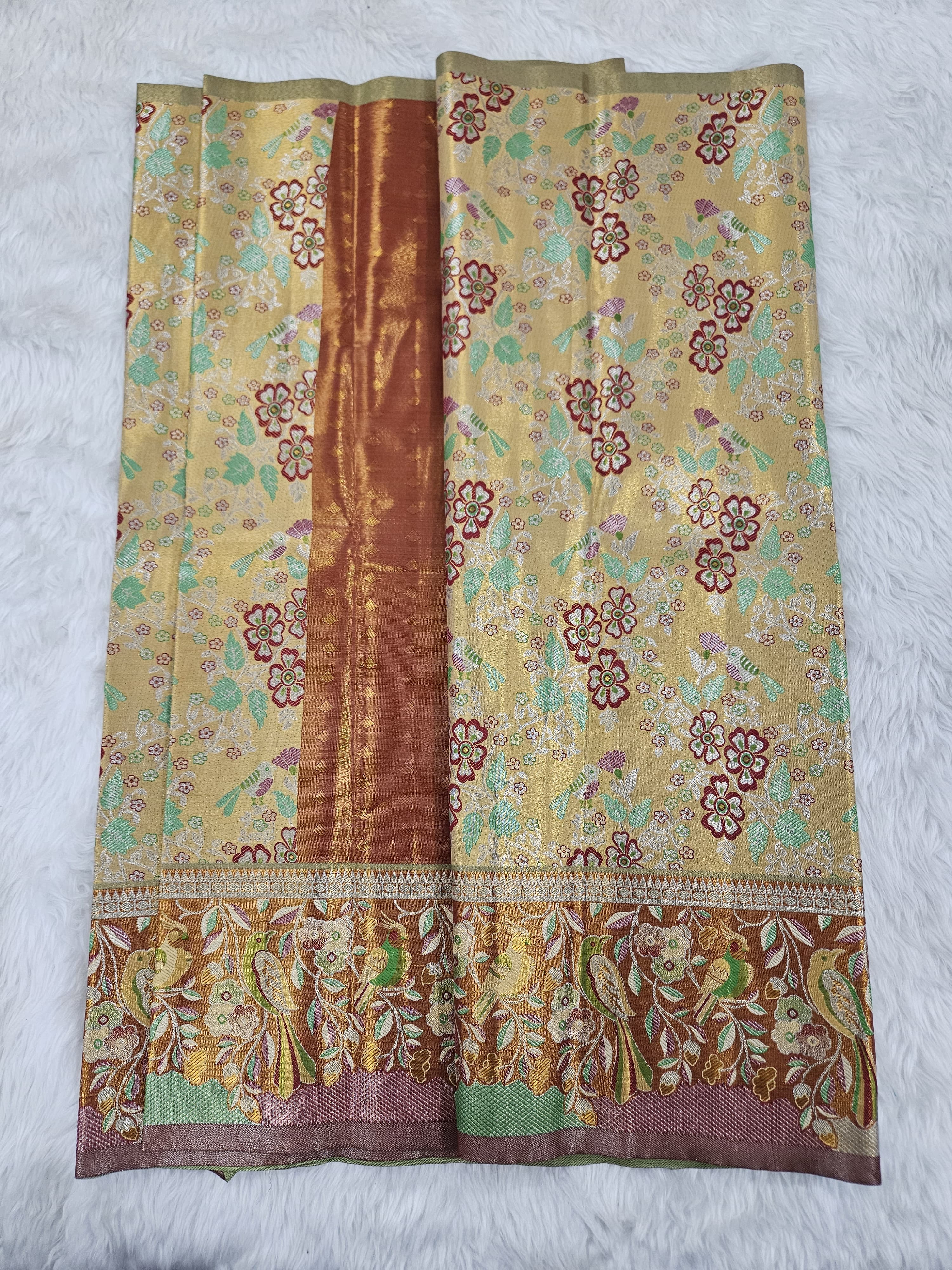 (2–5  Year) Lehenga – Unstitched (Blouse + Material)