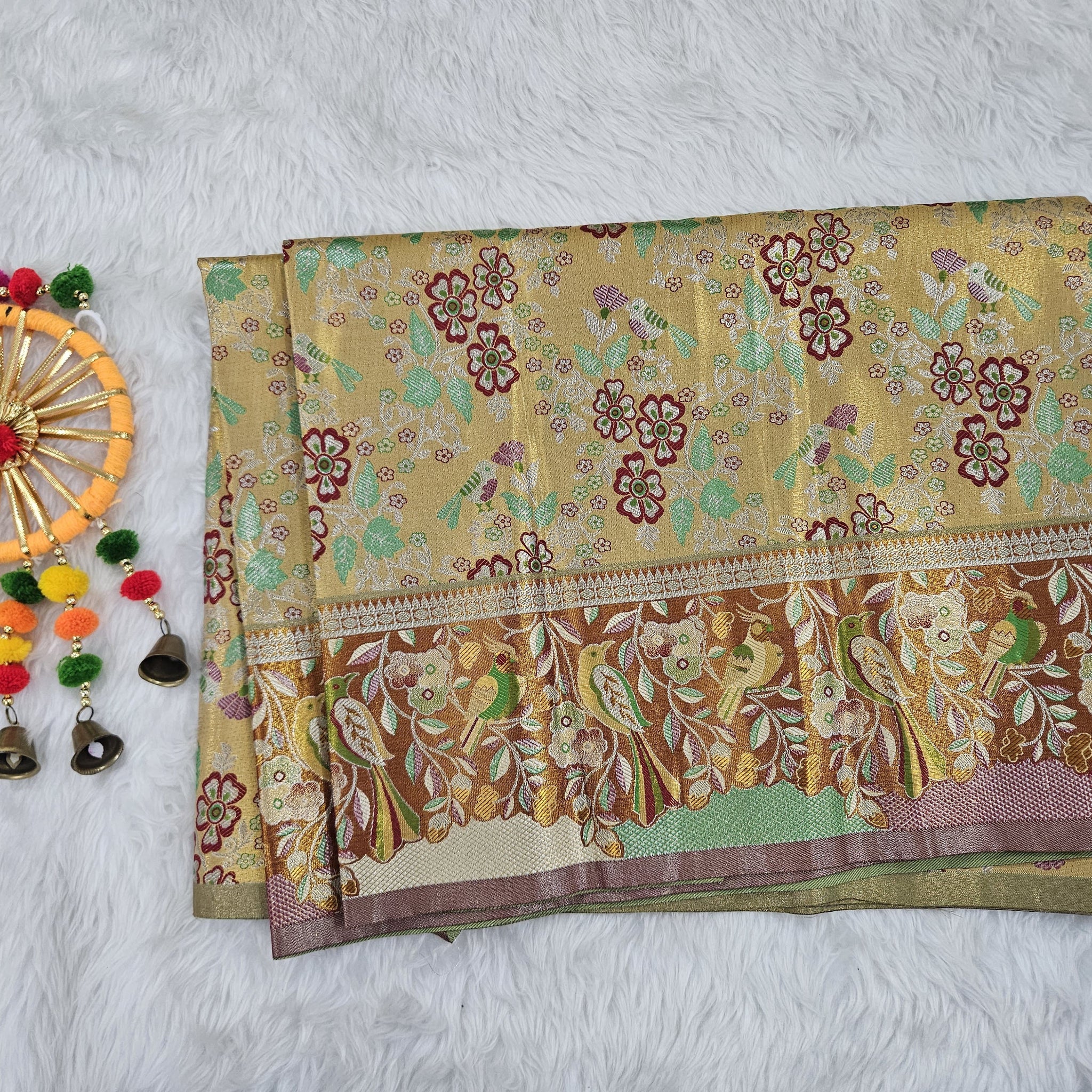 (2–5  Year) Lehenga – Unstitched (Blouse + Material)