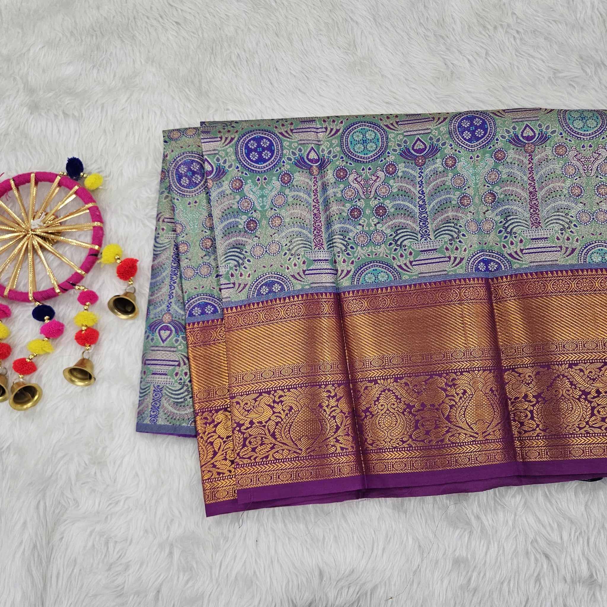 (2–5  Year) Lehenga – Unstitched (Blouse + Material)