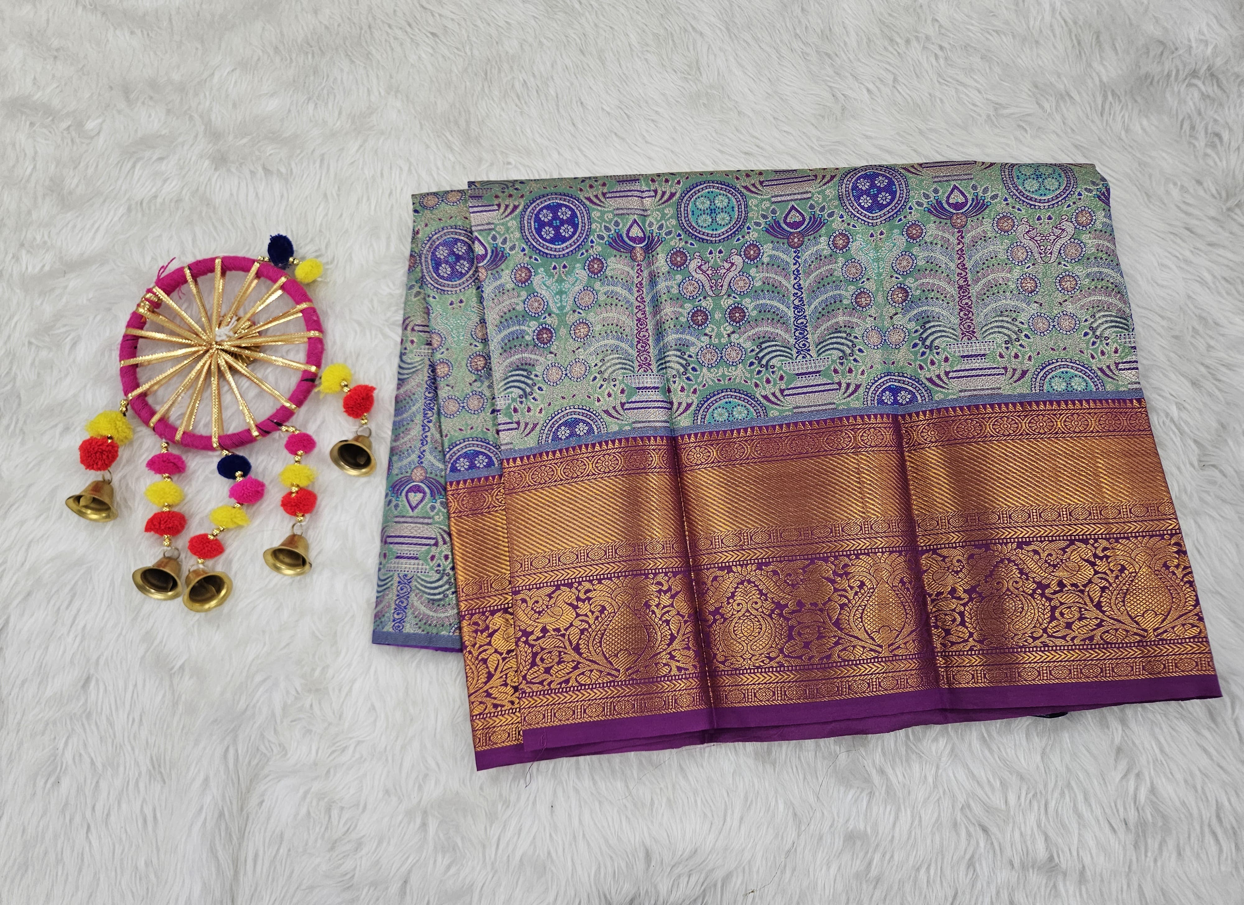 (2–5  Year) Lehenga – Unstitched (Blouse + Material)