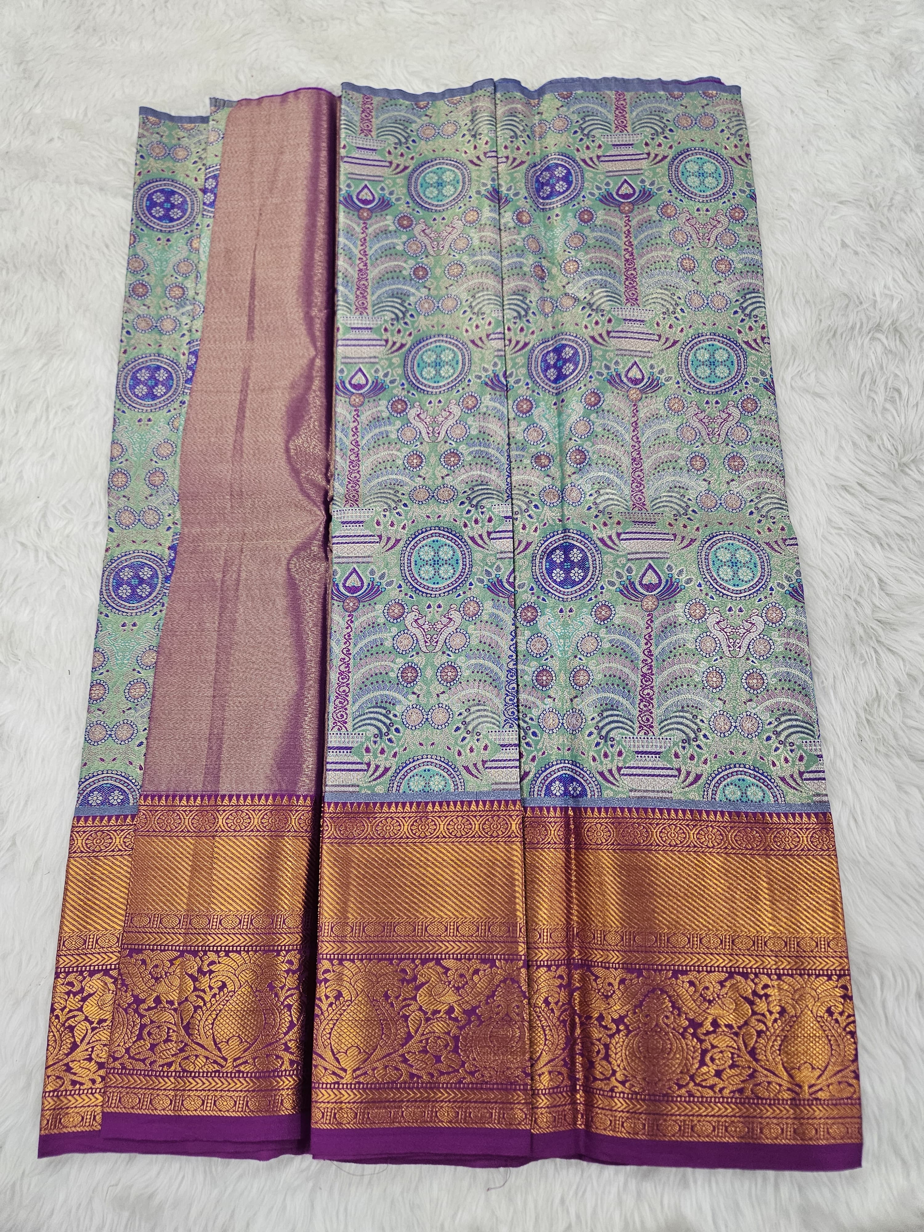 (2–5  Year) Lehenga – Unstitched (Blouse + Material)