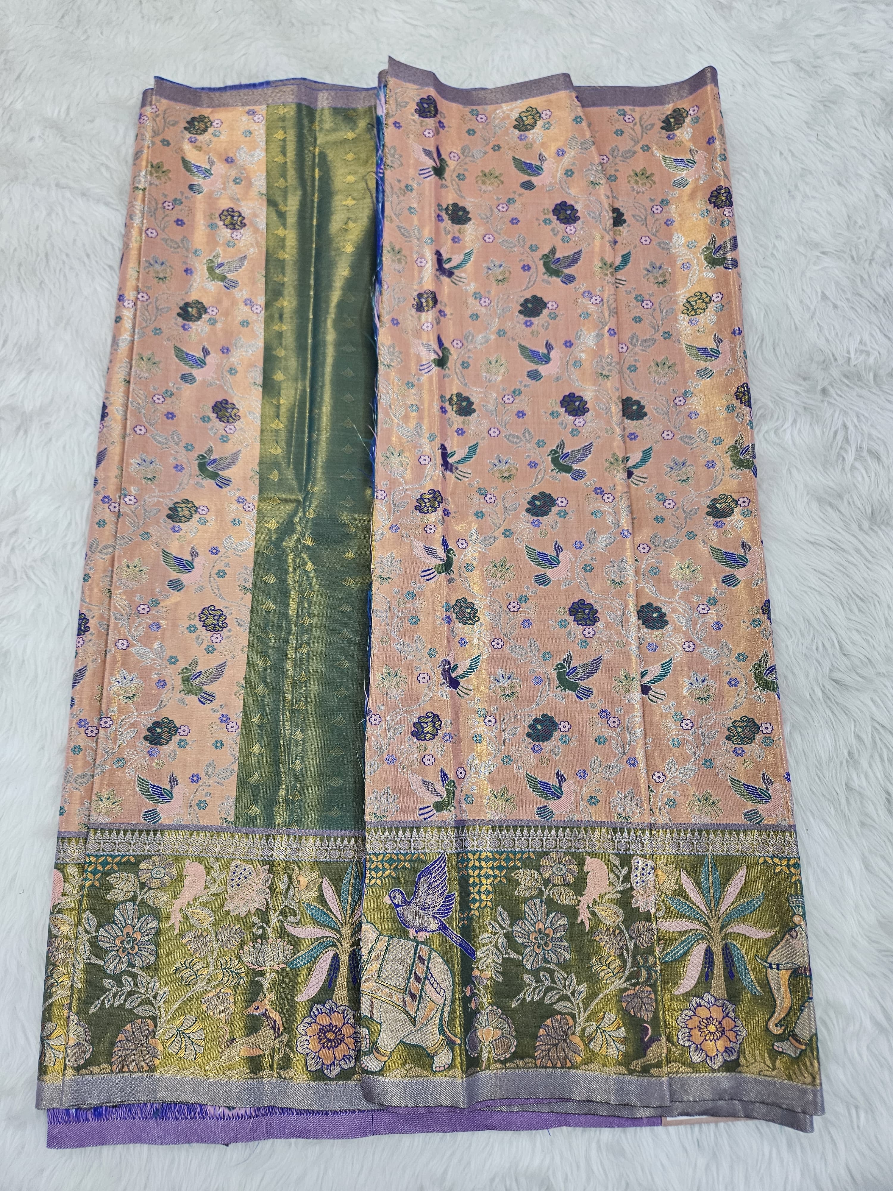 (2–5  Year) Lehenga – Unstitched (Blouse + Material)