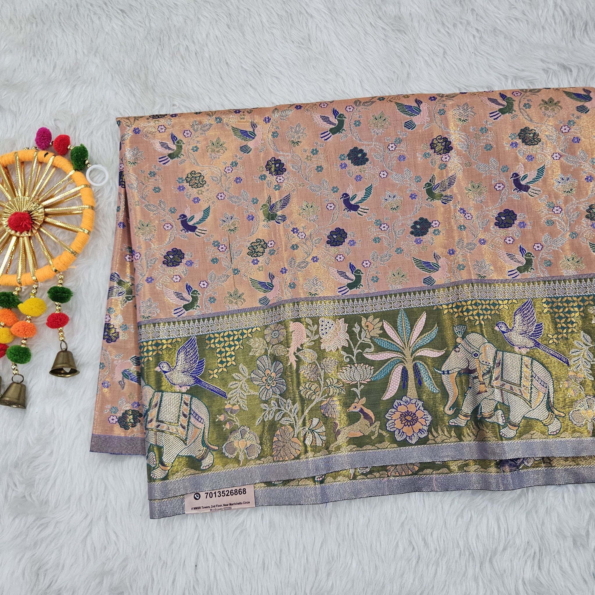 (2–5  Year) Lehenga – Unstitched (Blouse + Material)