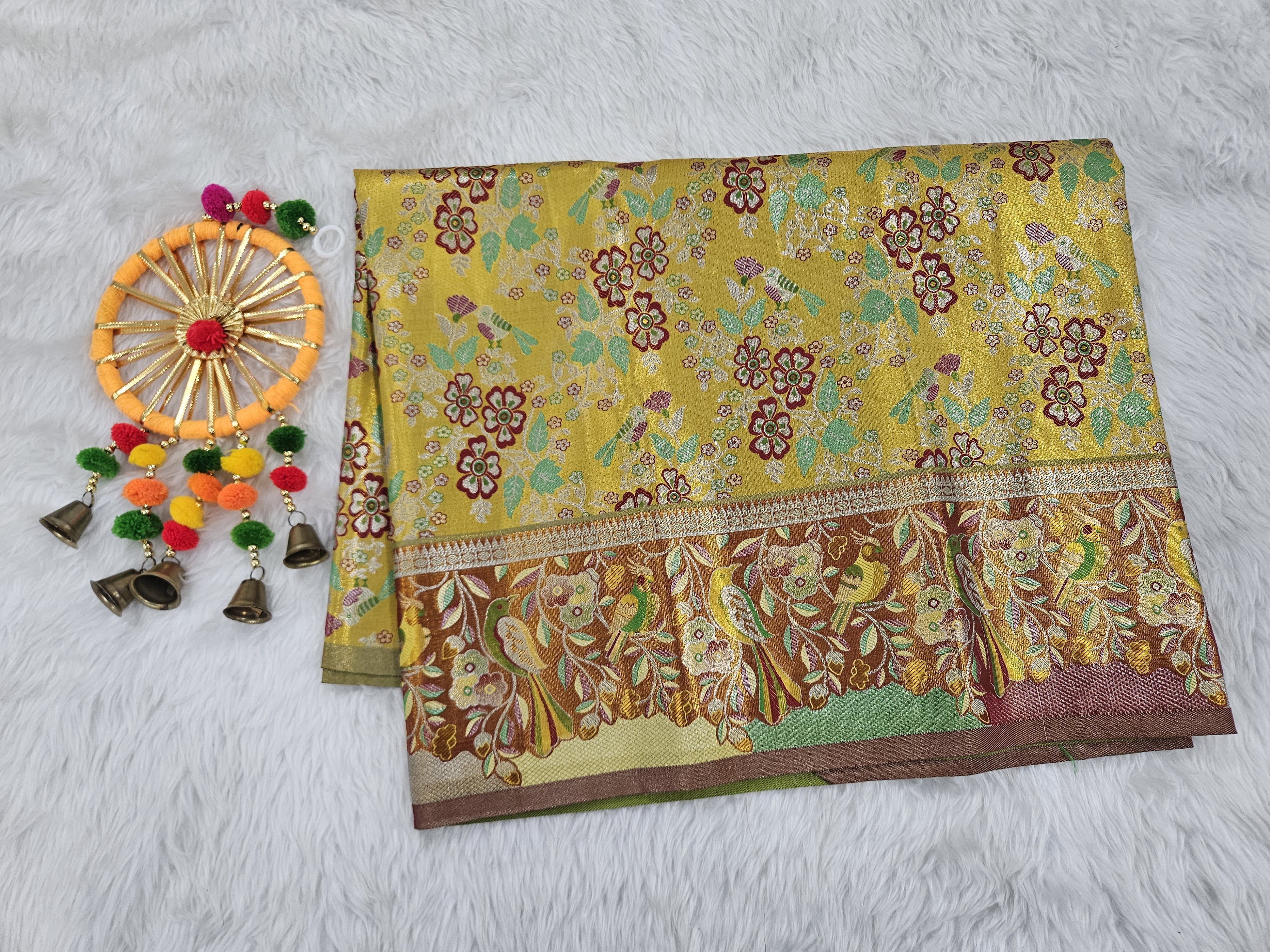 (2–5  Year) Lehenga – Unstitched (Blouse + Material)