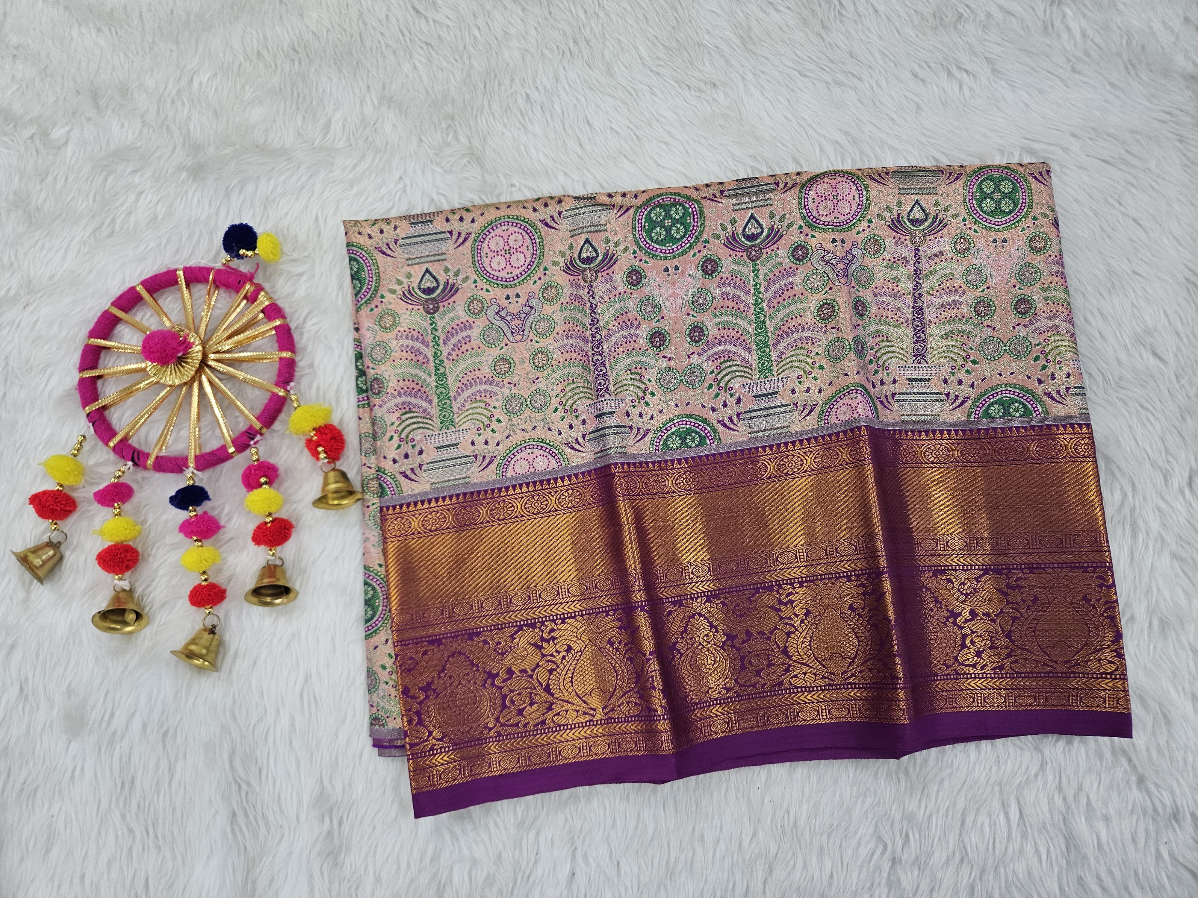 (2–5  Year) Lehenga – Unstitched (Blouse + Material)