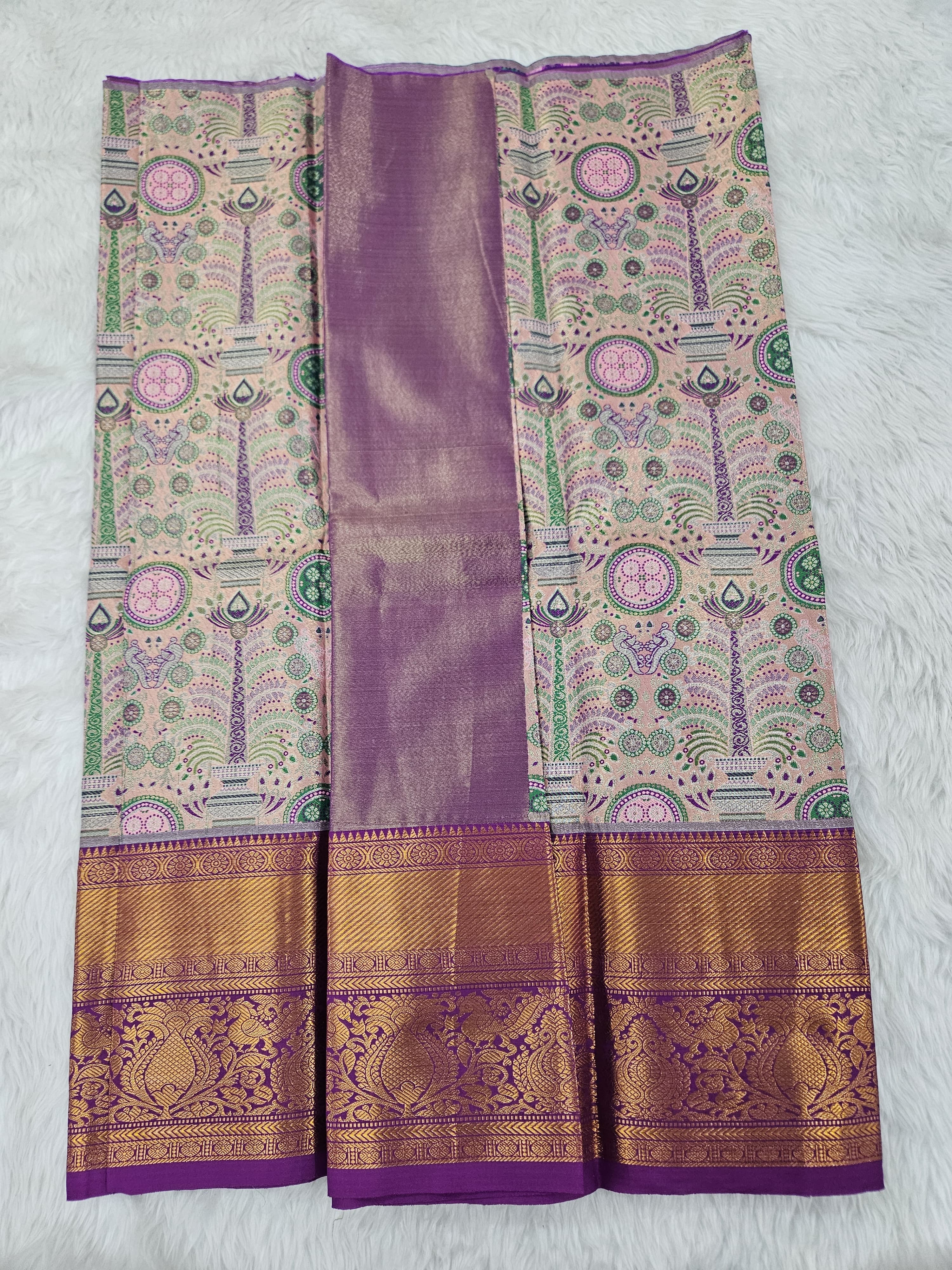 (2–5  Year) Lehenga – Unstitched (Blouse + Material)