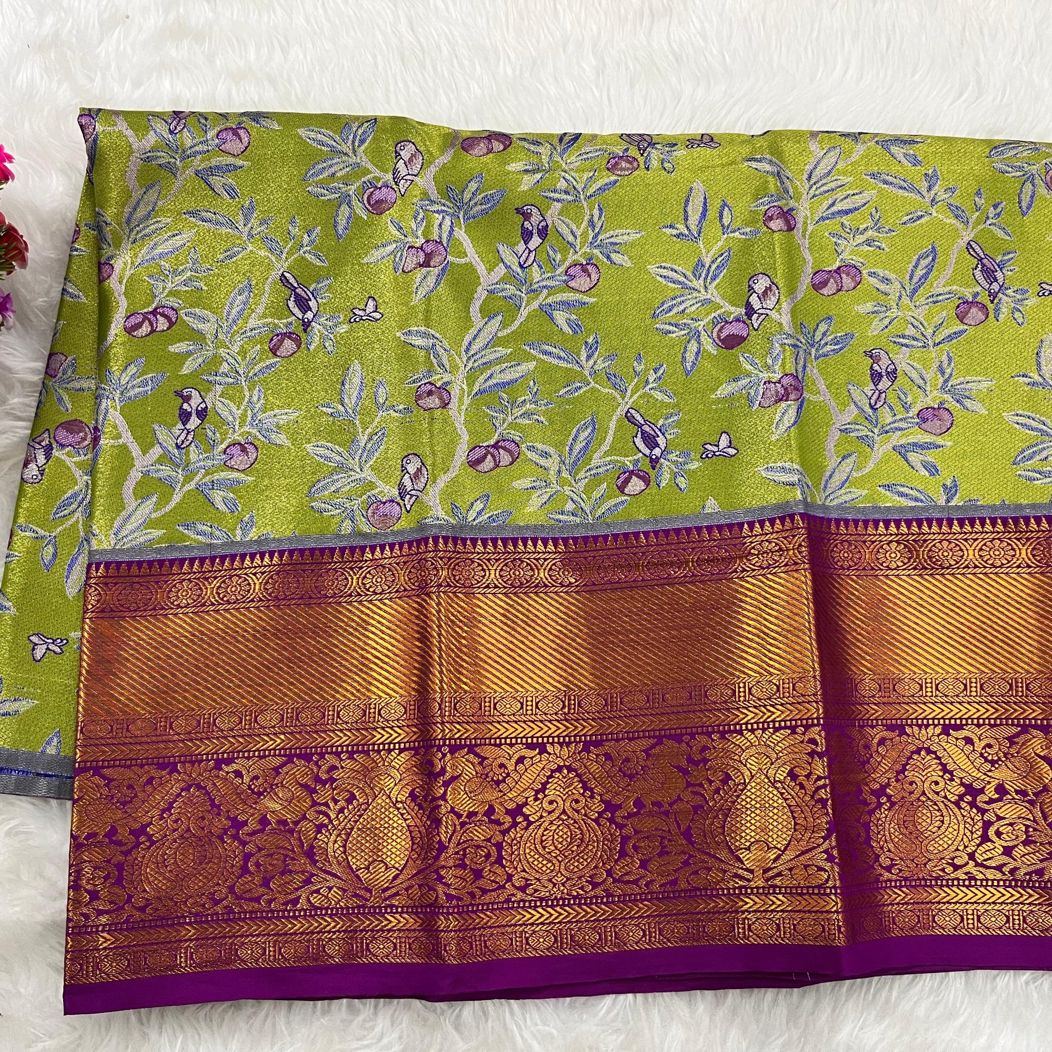 (2–5  Year) Lehenga – Unstitched (Blouse + Material)