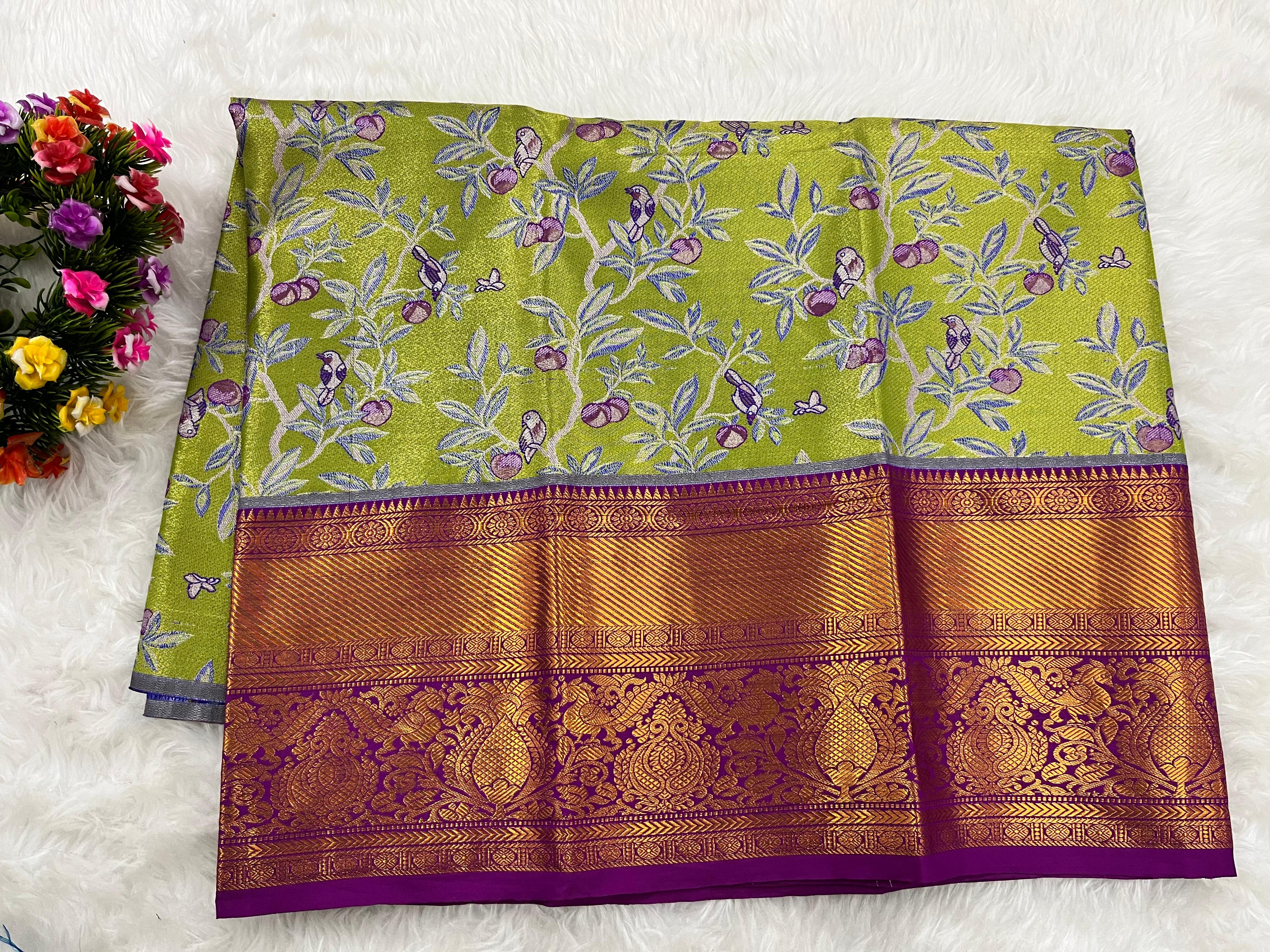 (2–5  Year) Lehenga – Unstitched (Blouse + Material)