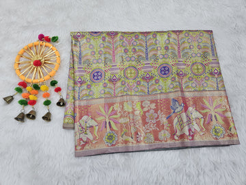 (2–5  Year) Lehenga – Unstitched (Blouse + Material)