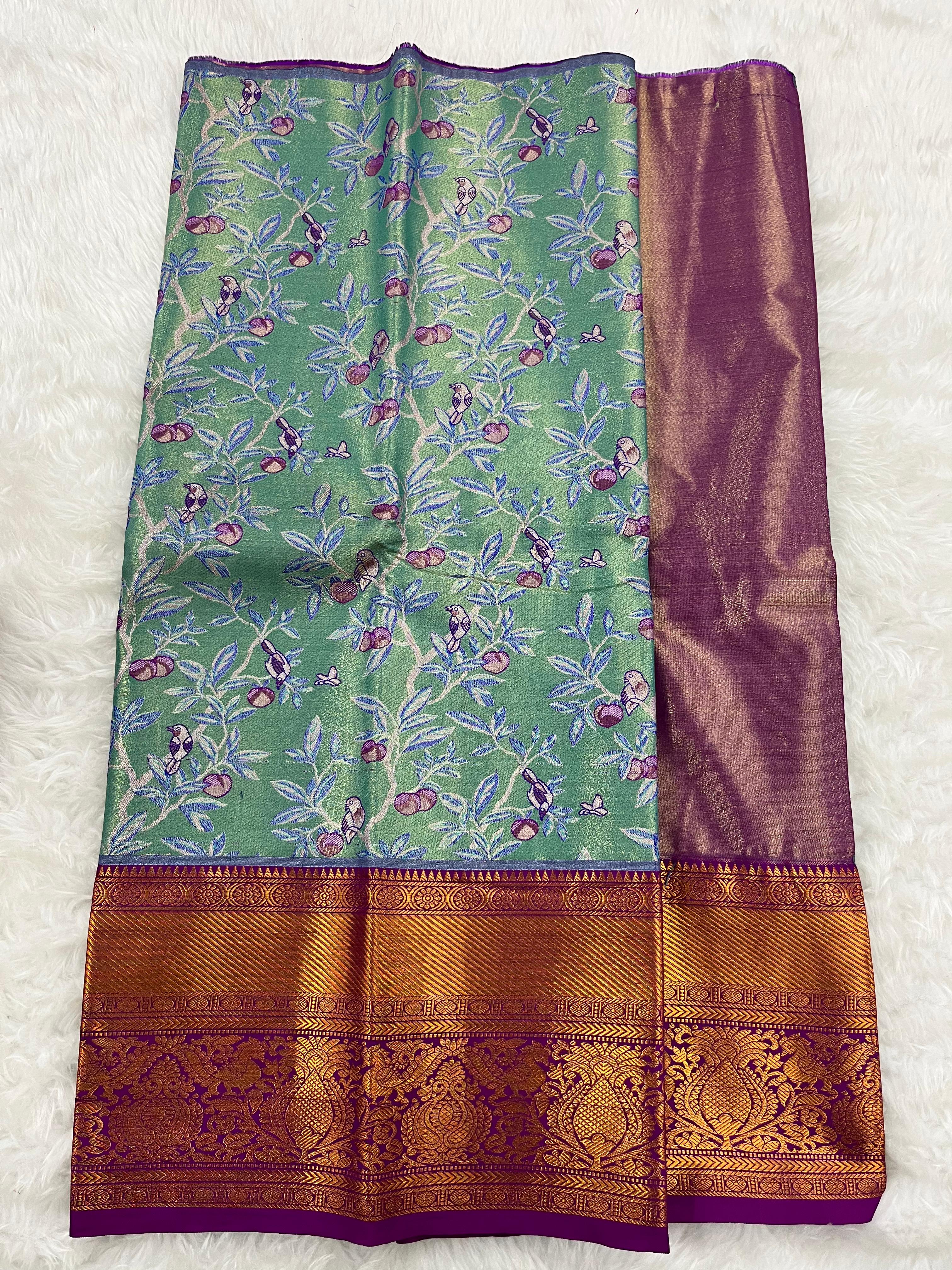 (2–5  Year) Lehenga – Unstitched (Blouse + Material)