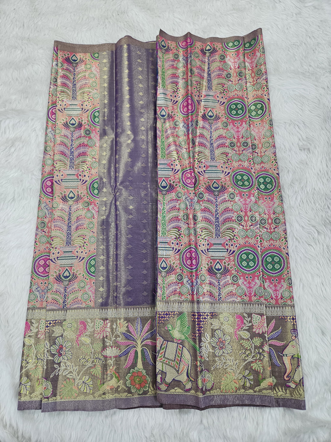 (2–5  Year) Lehenga – Unstitched (Blouse + Material)