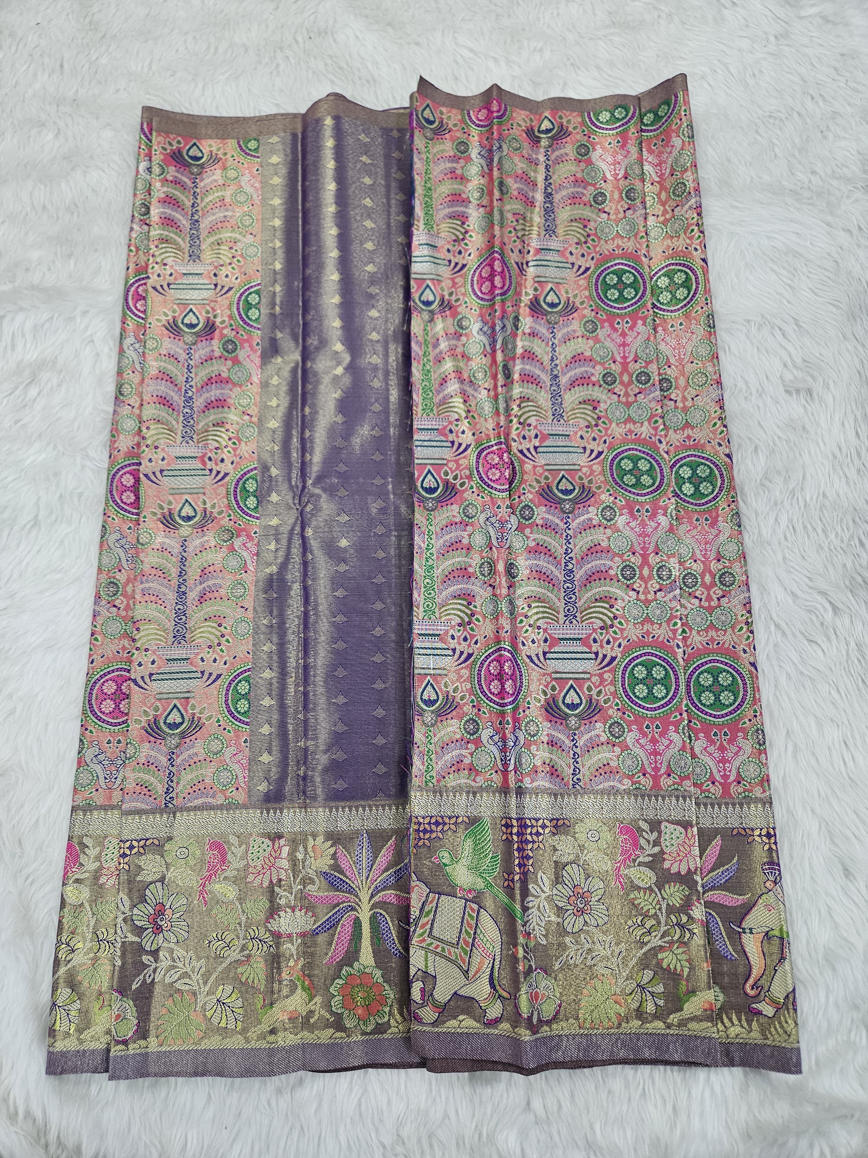 (2–5  Year) Lehenga – Unstitched (Blouse + Material)