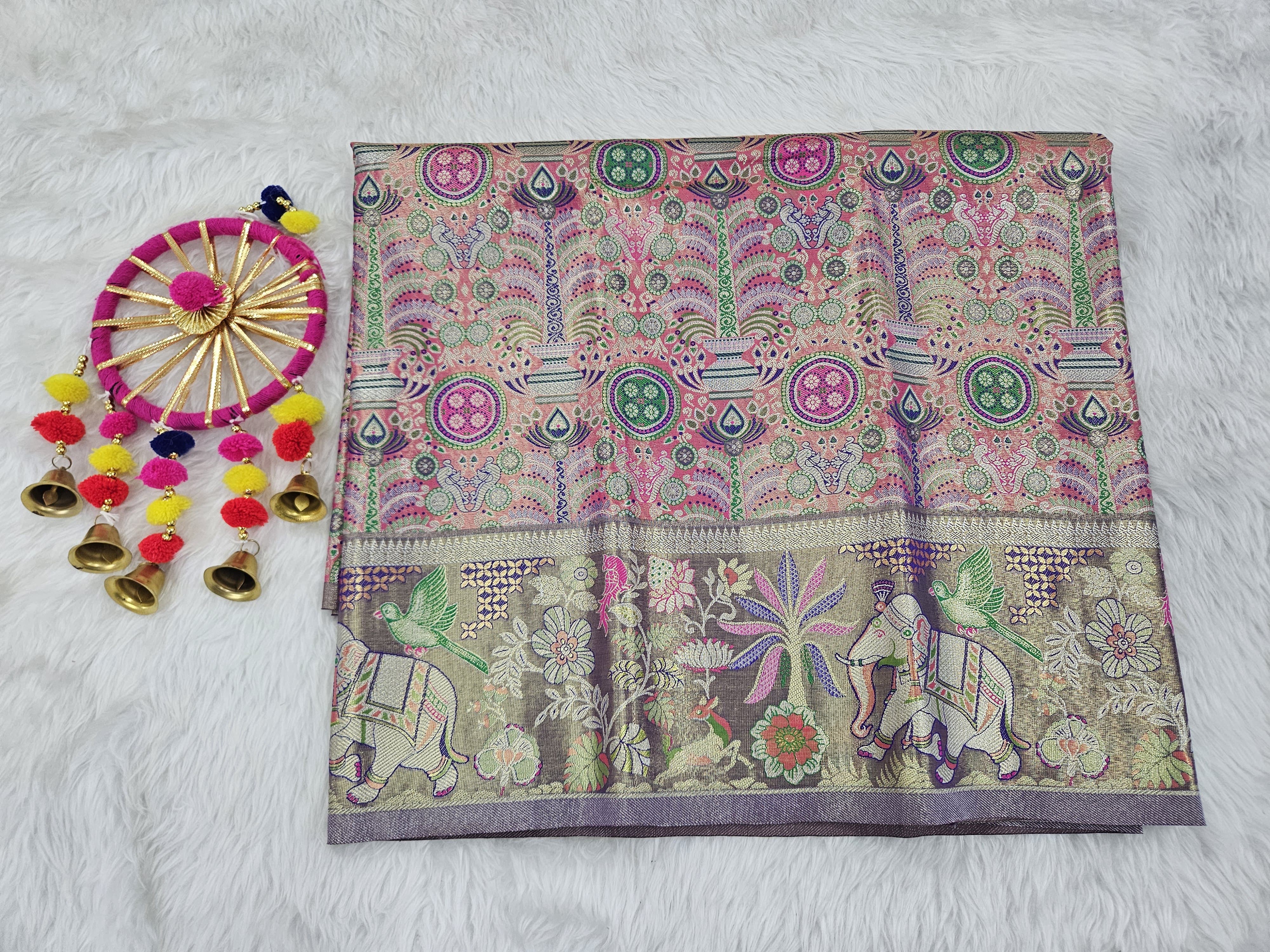 (2–5  Year) Lehenga – Unstitched (Blouse + Material)