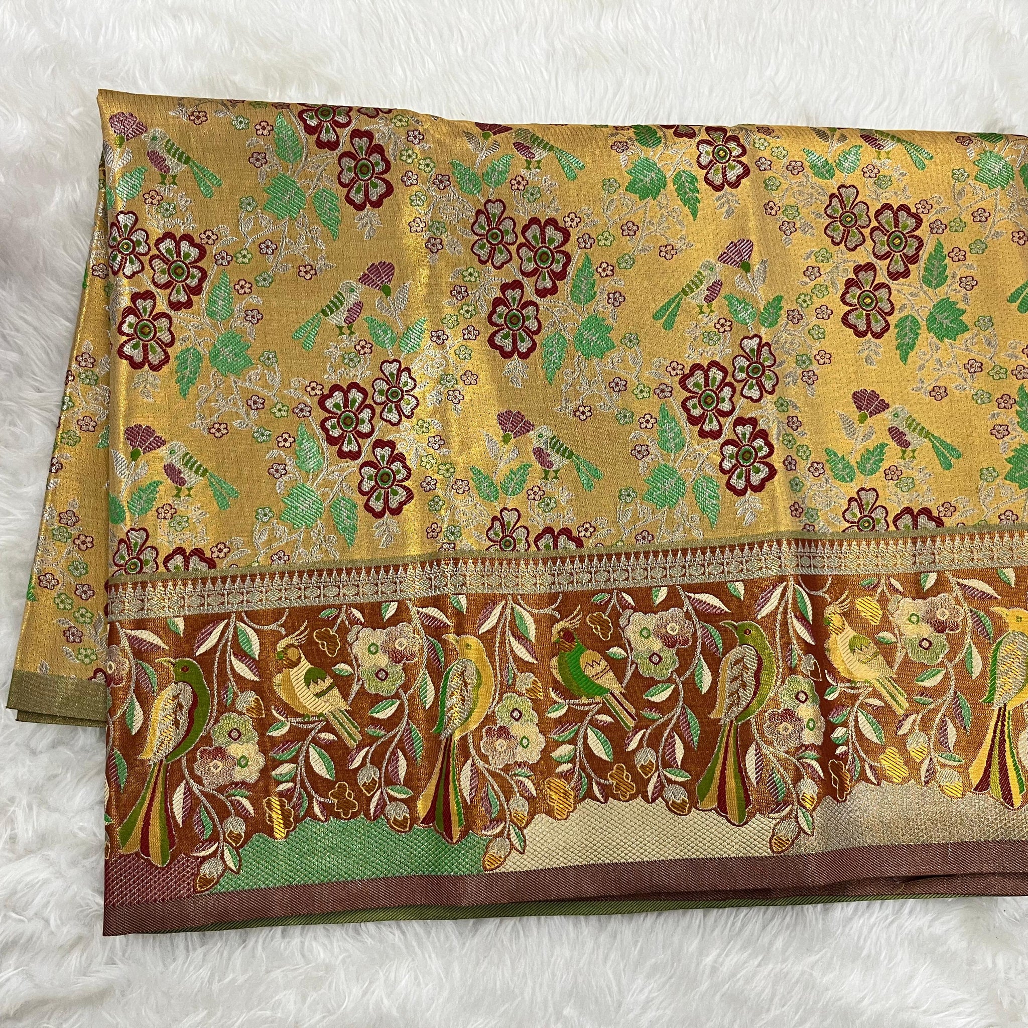 (2–5  Year) Lehenga – Unstitched (Blouse + Material)