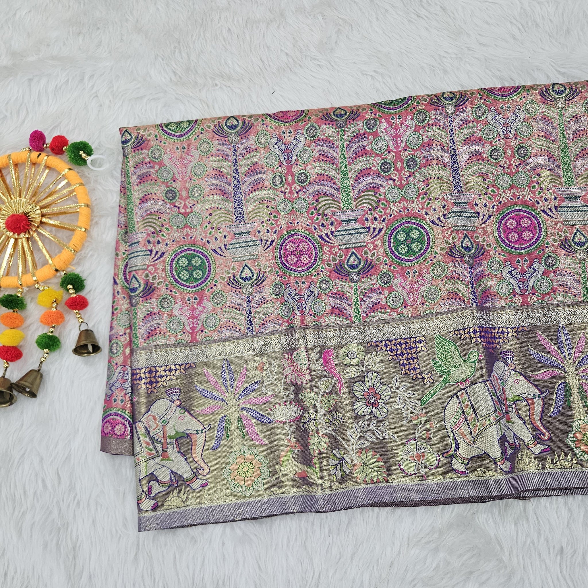 (2–5  Year) Lehenga – Unstitched (Blouse + Material)