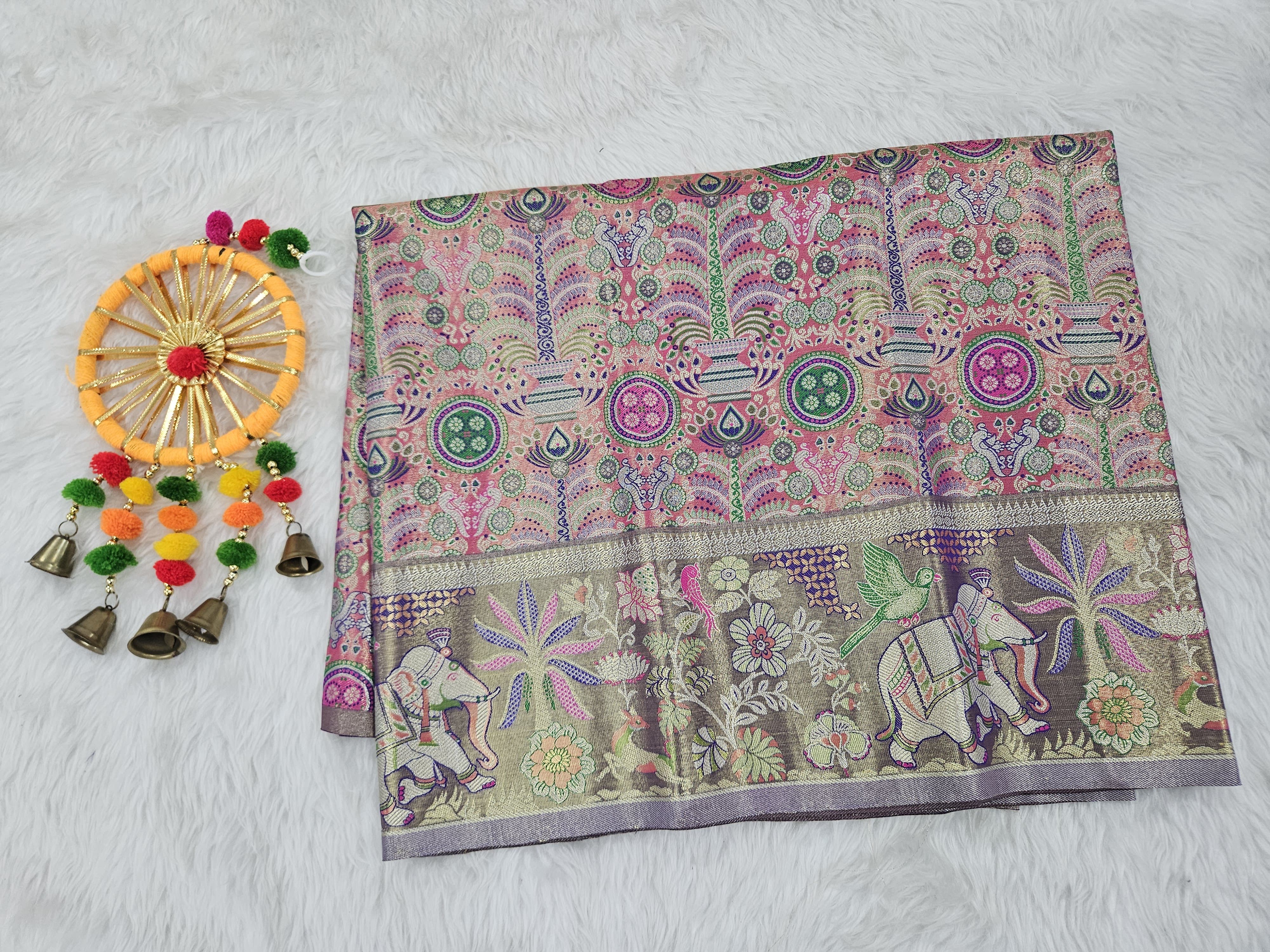 (2–5  Year) Lehenga – Unstitched (Blouse + Material)