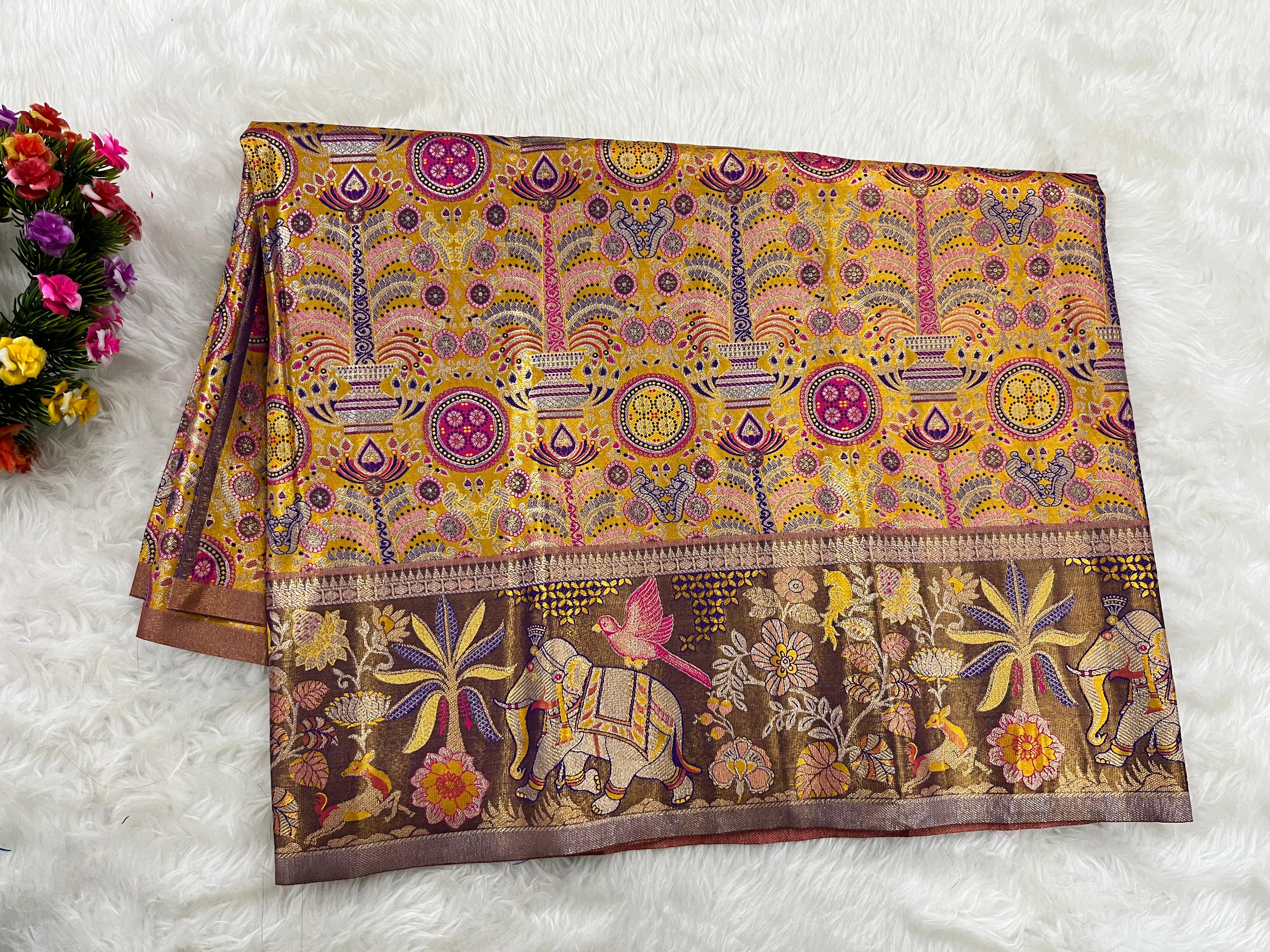 (2–5  Year) Lehenga – Unstitched (Blouse + Material)