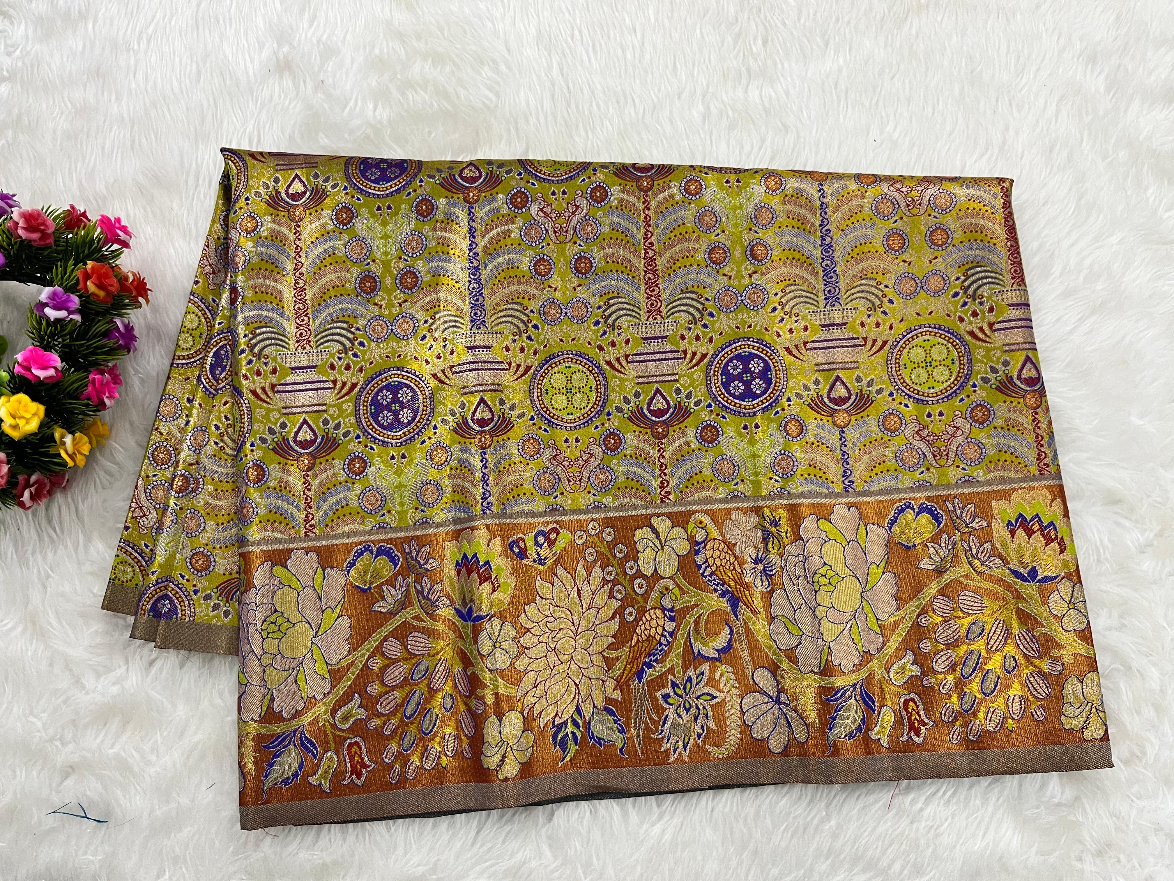 (2–5  Year) Lehenga – Unstitched (Blouse + Material)