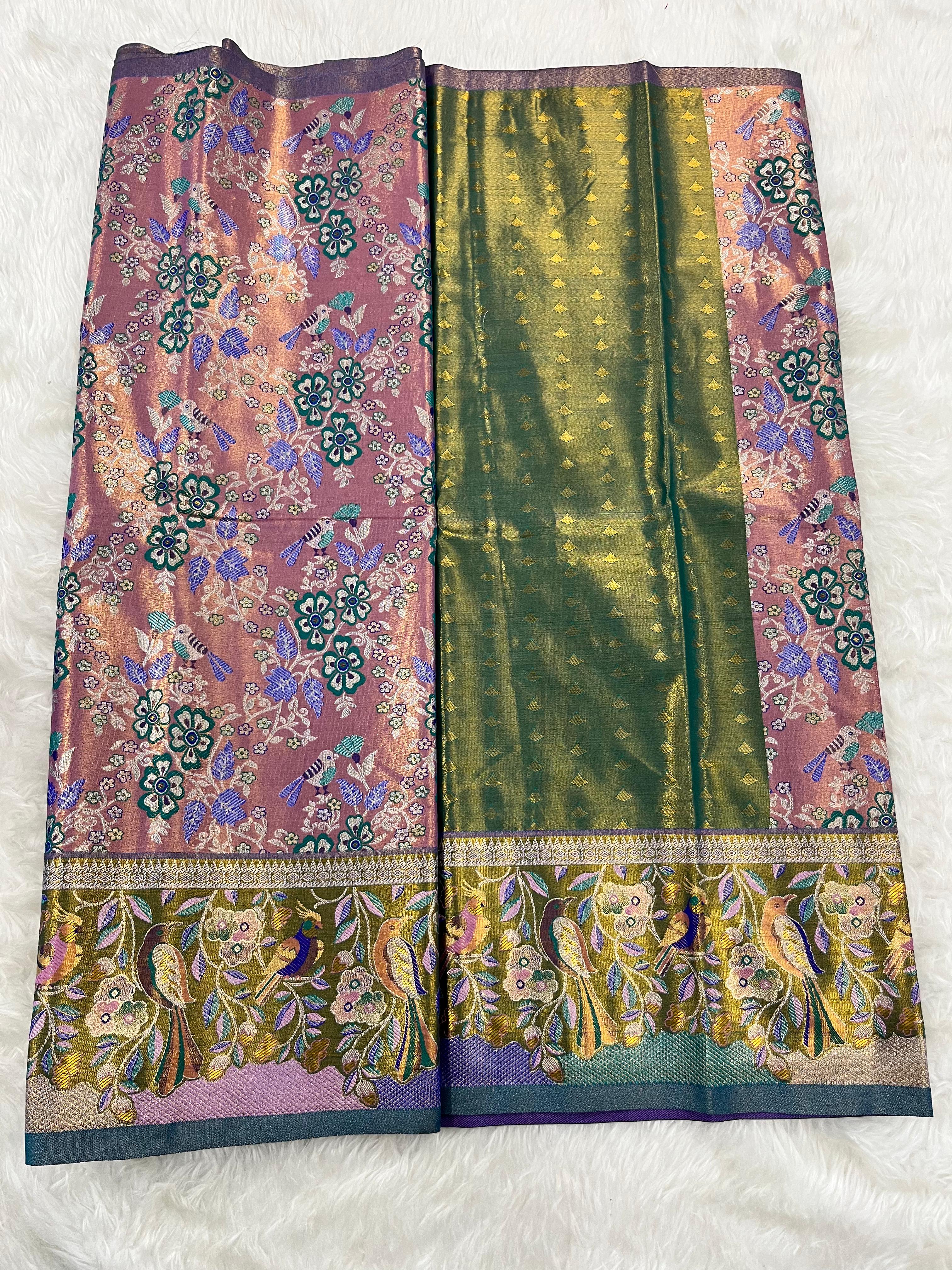 (2–5  Year) Lehenga – Unstitched (Blouse + Material)