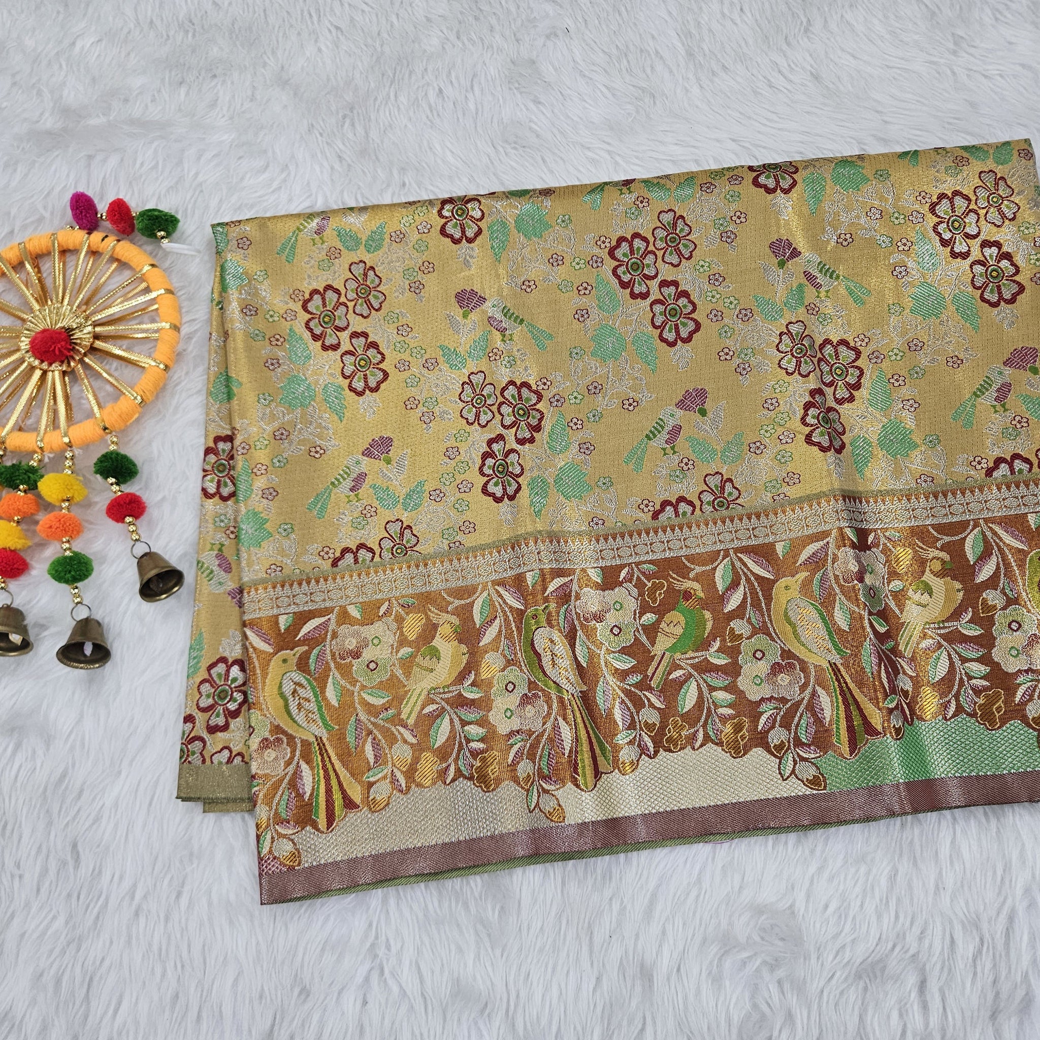 (2–5  Year) Lehenga – Unstitched (Blouse + Material)