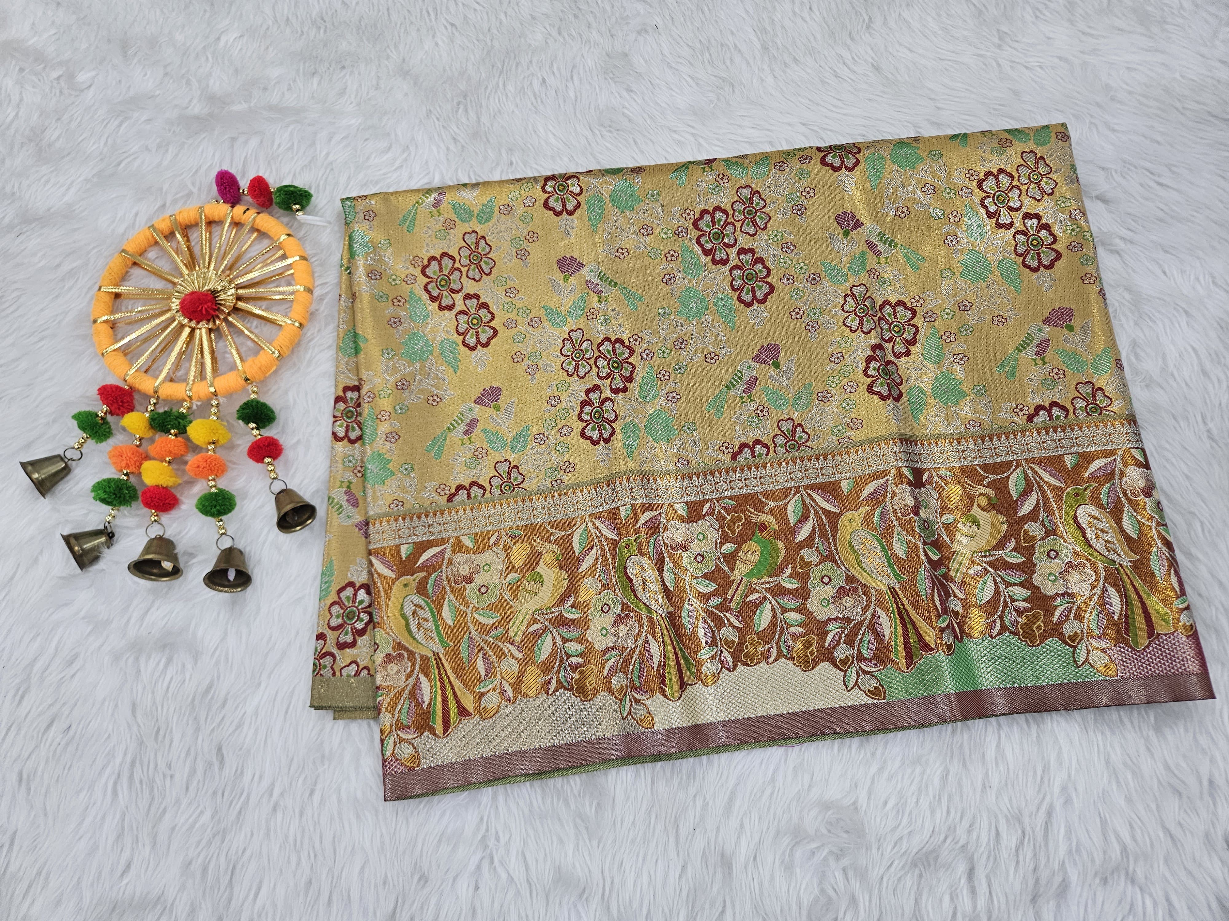 (2–5  Year) Lehenga – Unstitched (Blouse + Material)