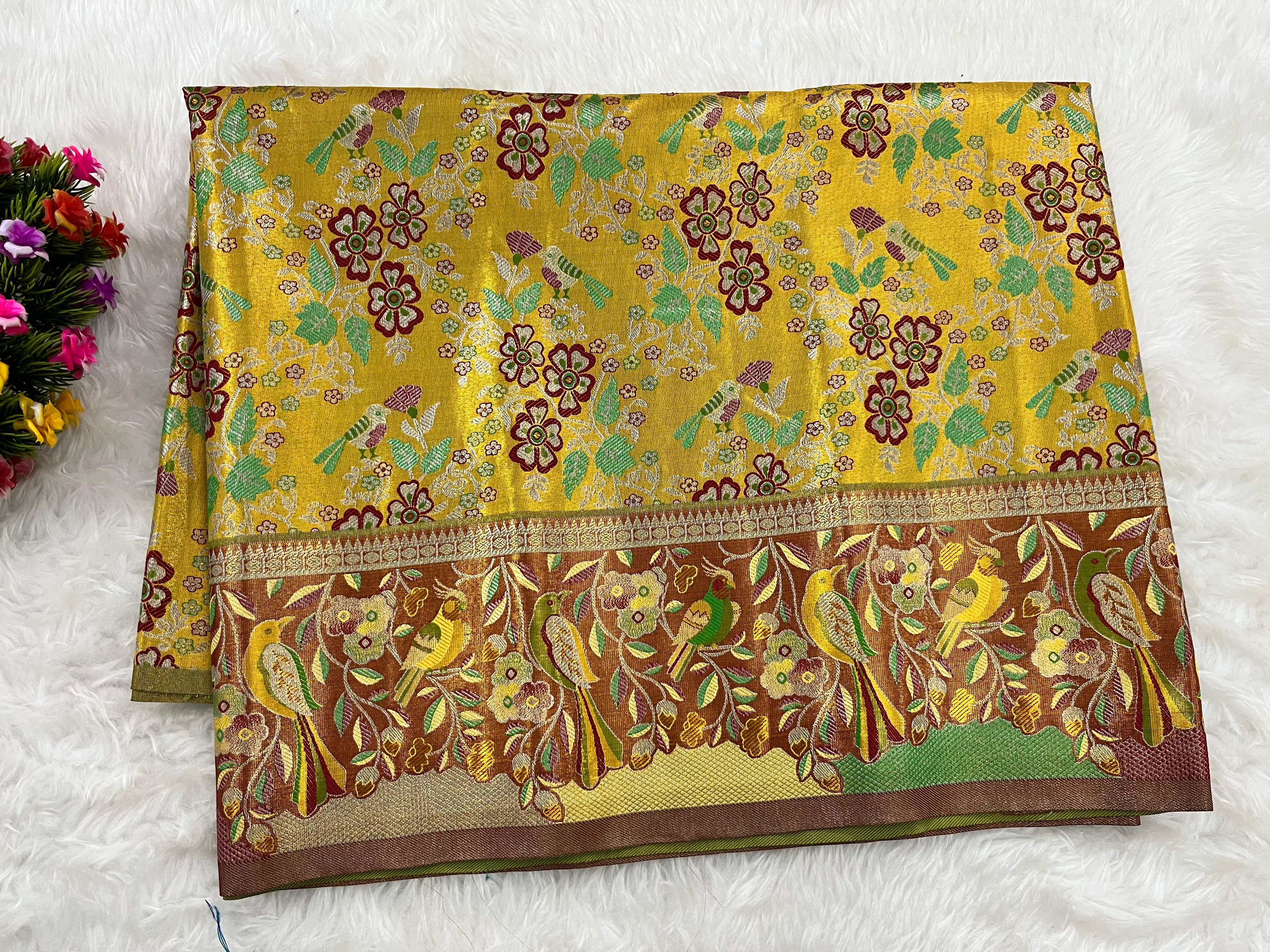 (2–5  Year) Lehenga – Unstitched (Blouse + Material)